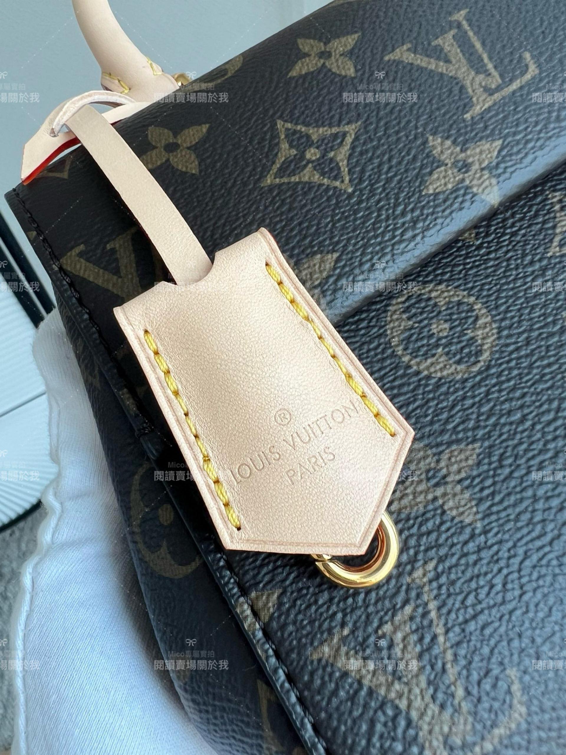 LV CLUNY 迷你手袋 M46055 搭配寬肩帶 20cm