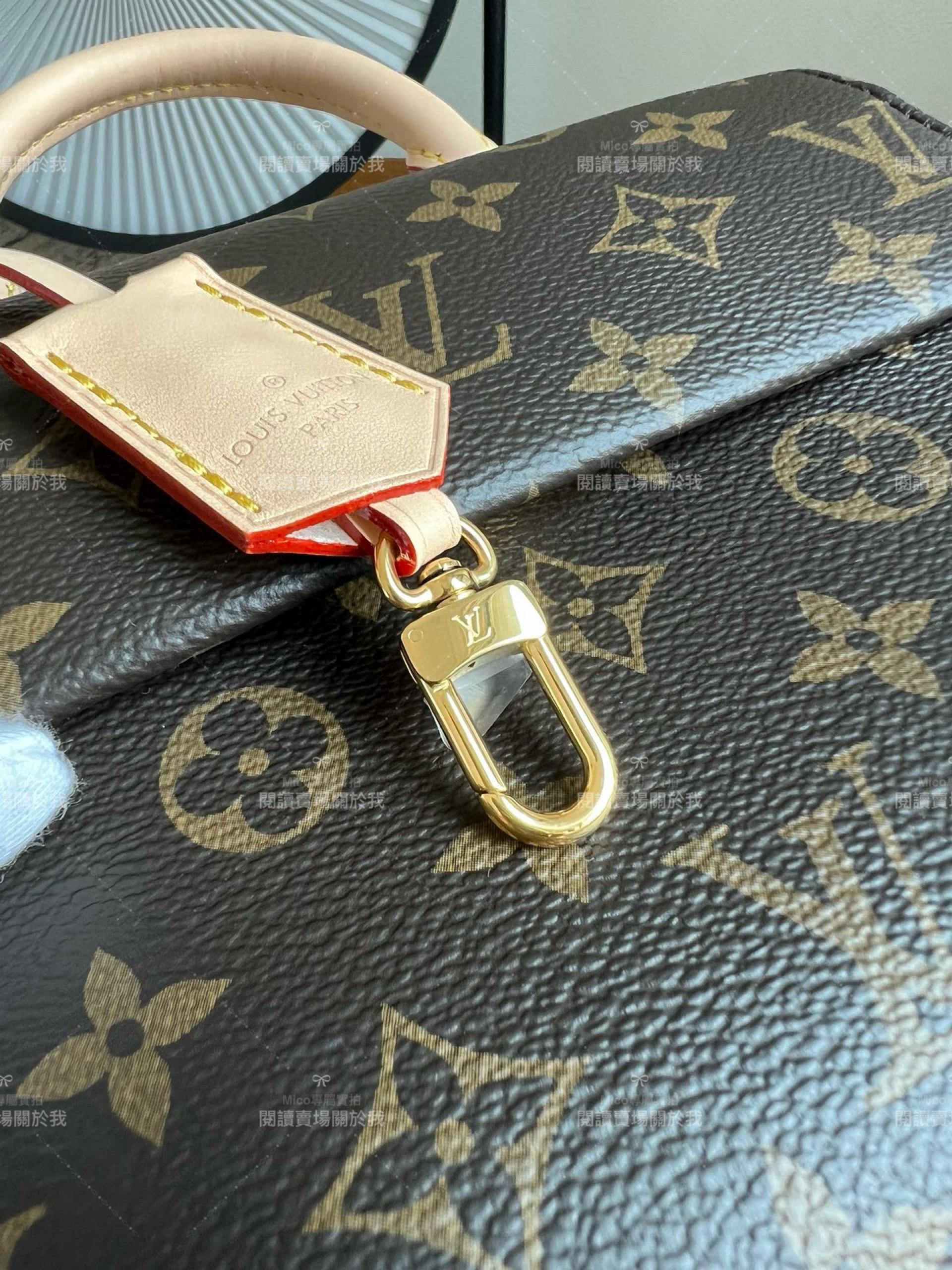 LV CLUNY 迷你手袋 M46055 搭配寬肩帶 20cm