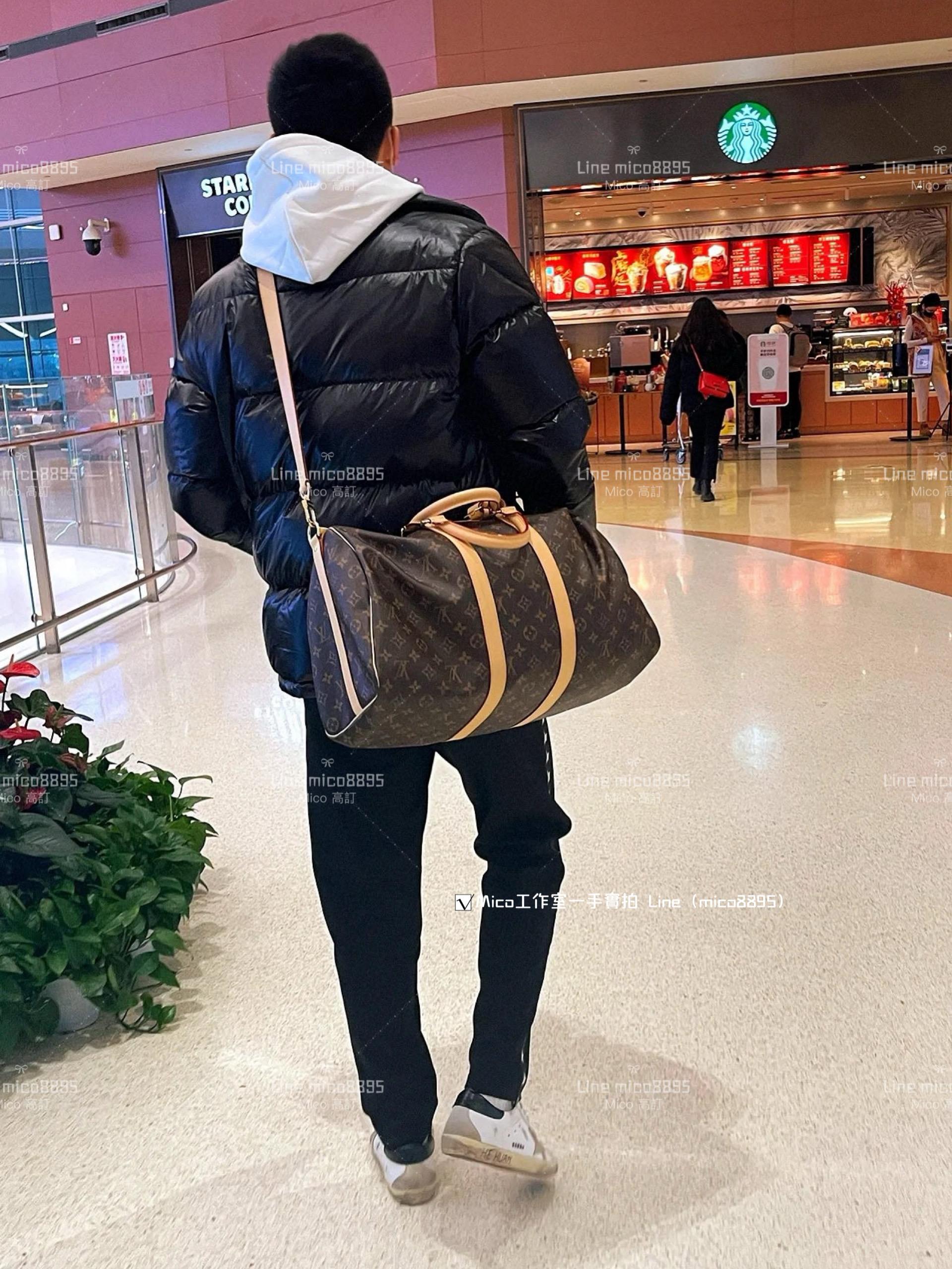 LV KEEPALL BANDOULIÈRE 45 旅行袋 M41418 老花旅行袋