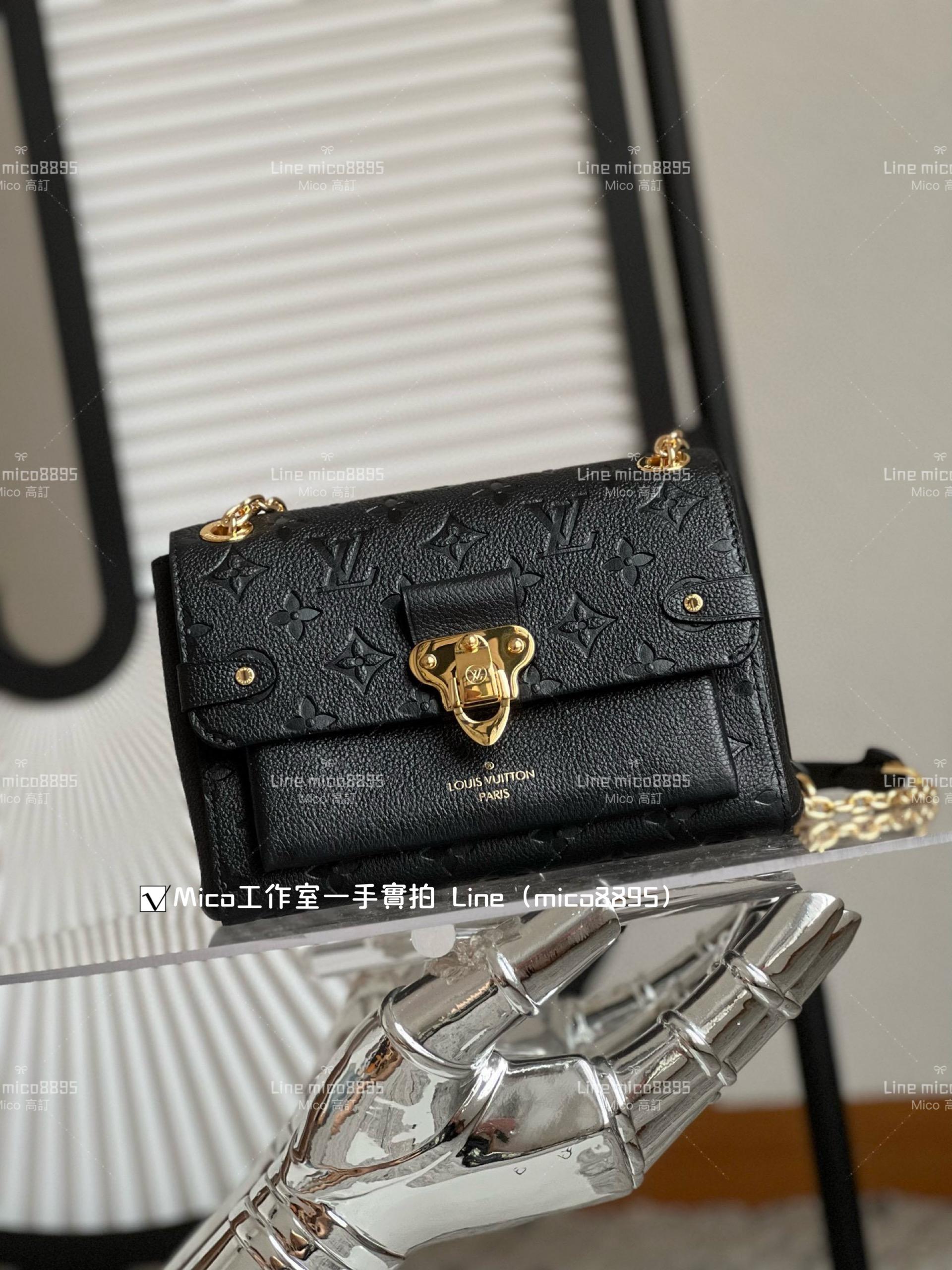 LV VAVIN BB手袋 M44550 黑色印花小號 20.5cm