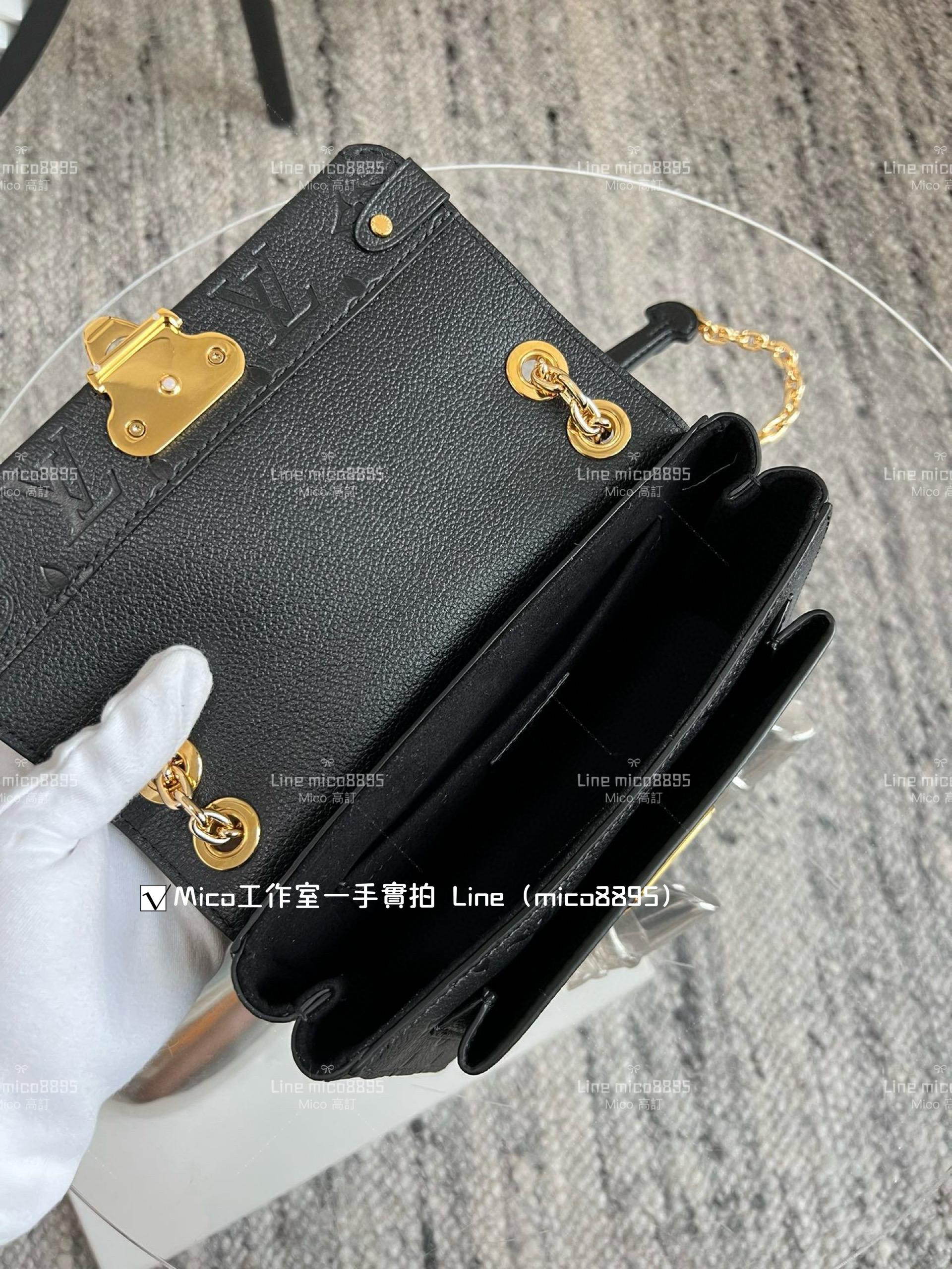 LV VAVIN BB手袋 M44550 黑色印花小號 20.5cm