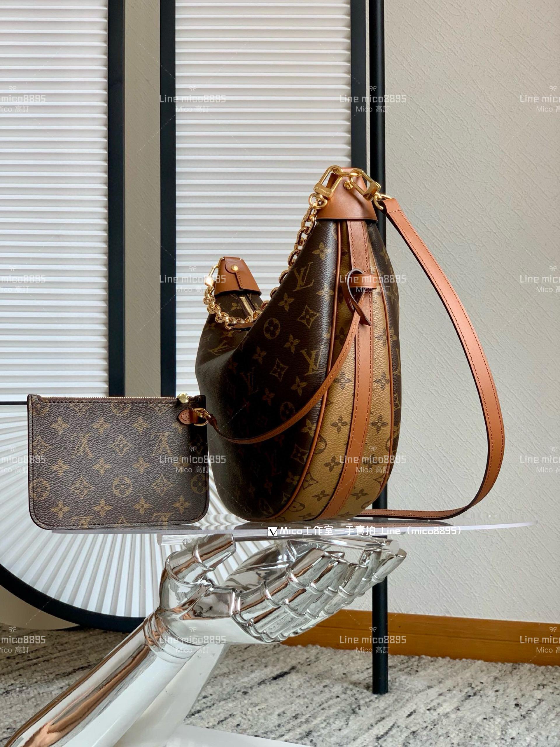 LV LOOP HOBO手袋 M46311 大月亮包 斜跨包 38cm