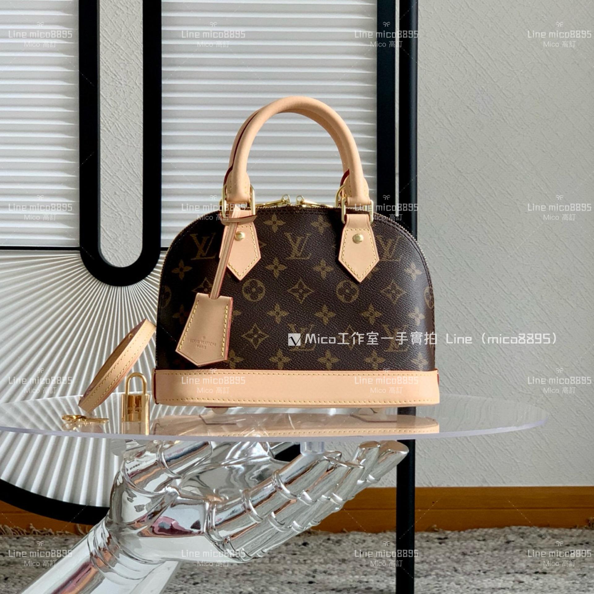 LV 經典款 老花ALMA BB手袋 M53152 貝殼包 23cm