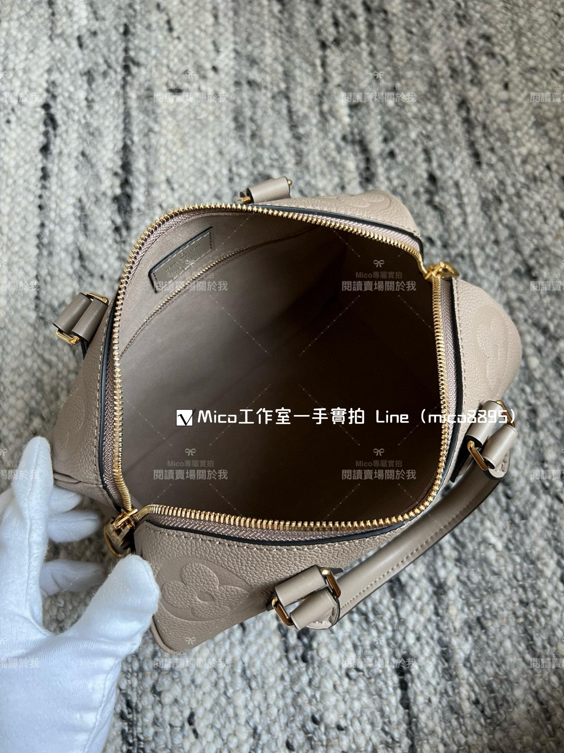 LV SPEEDY BANDOULIÈRE 25 手袋  M59273 枕頭包 大象灰 25cm