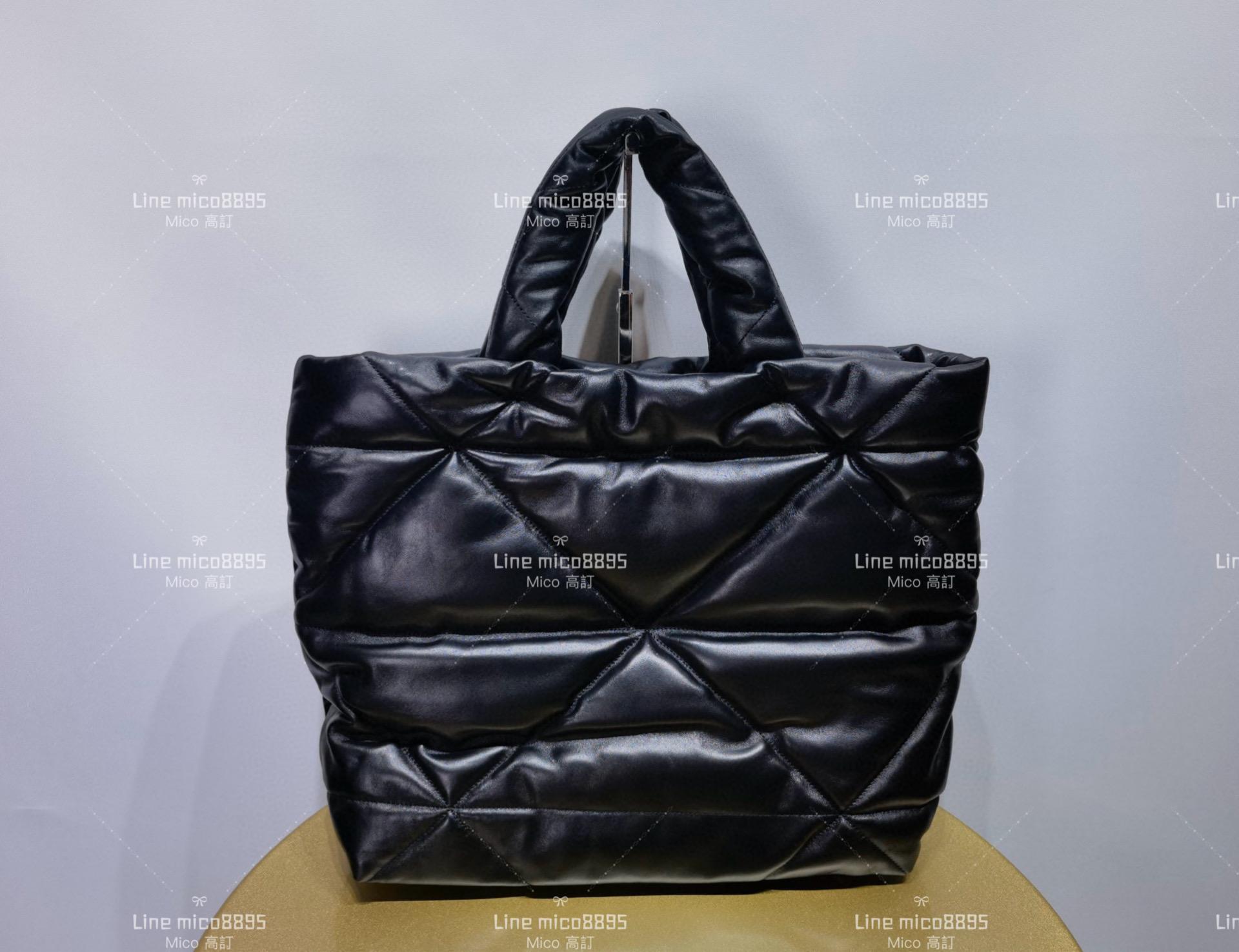 Prada 大容量 羊皮托特包/枕頭包 38cm