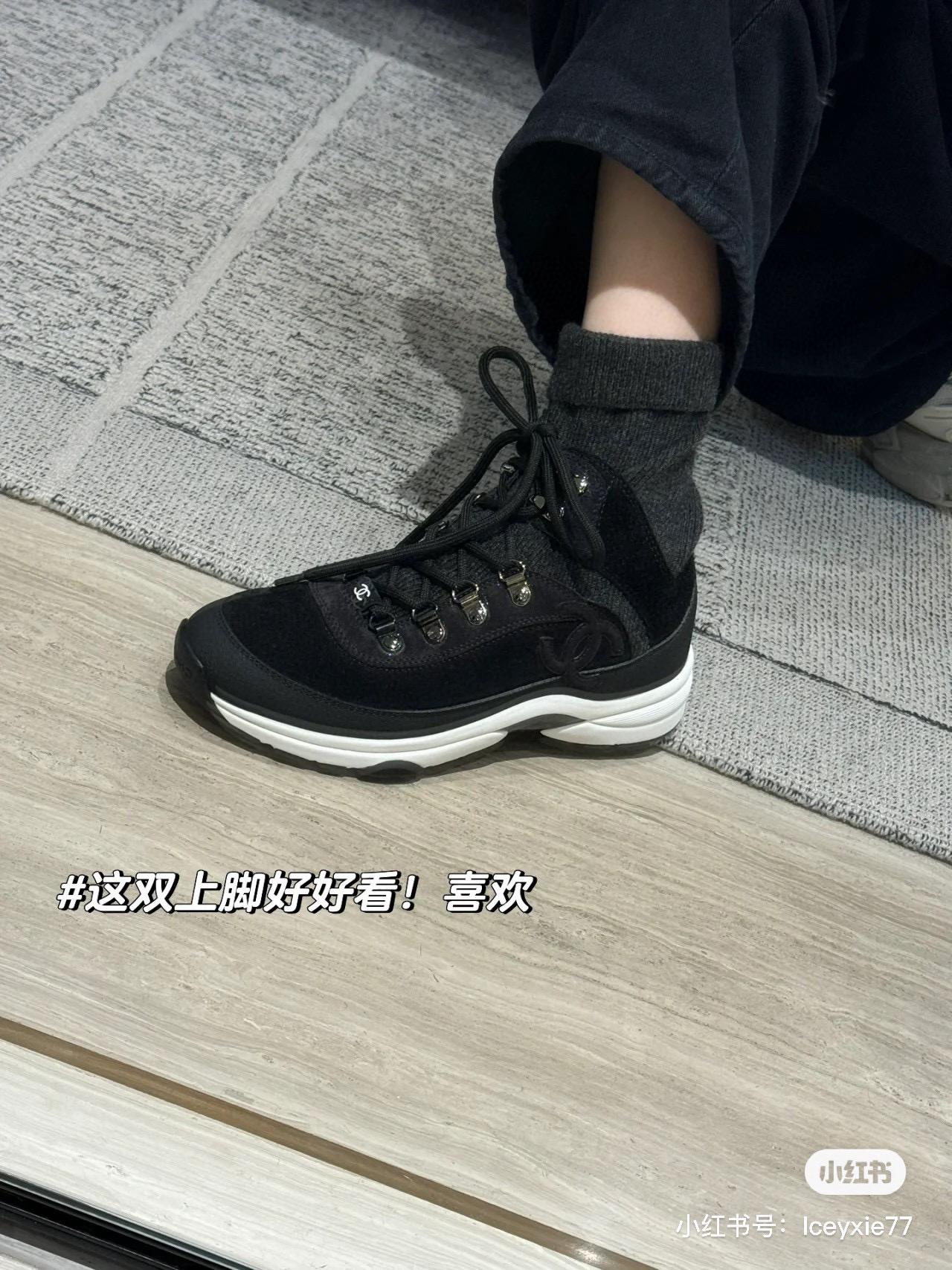 CHANEL 23b 新款羊毛襪運動鞋 襪套鞋 35-40