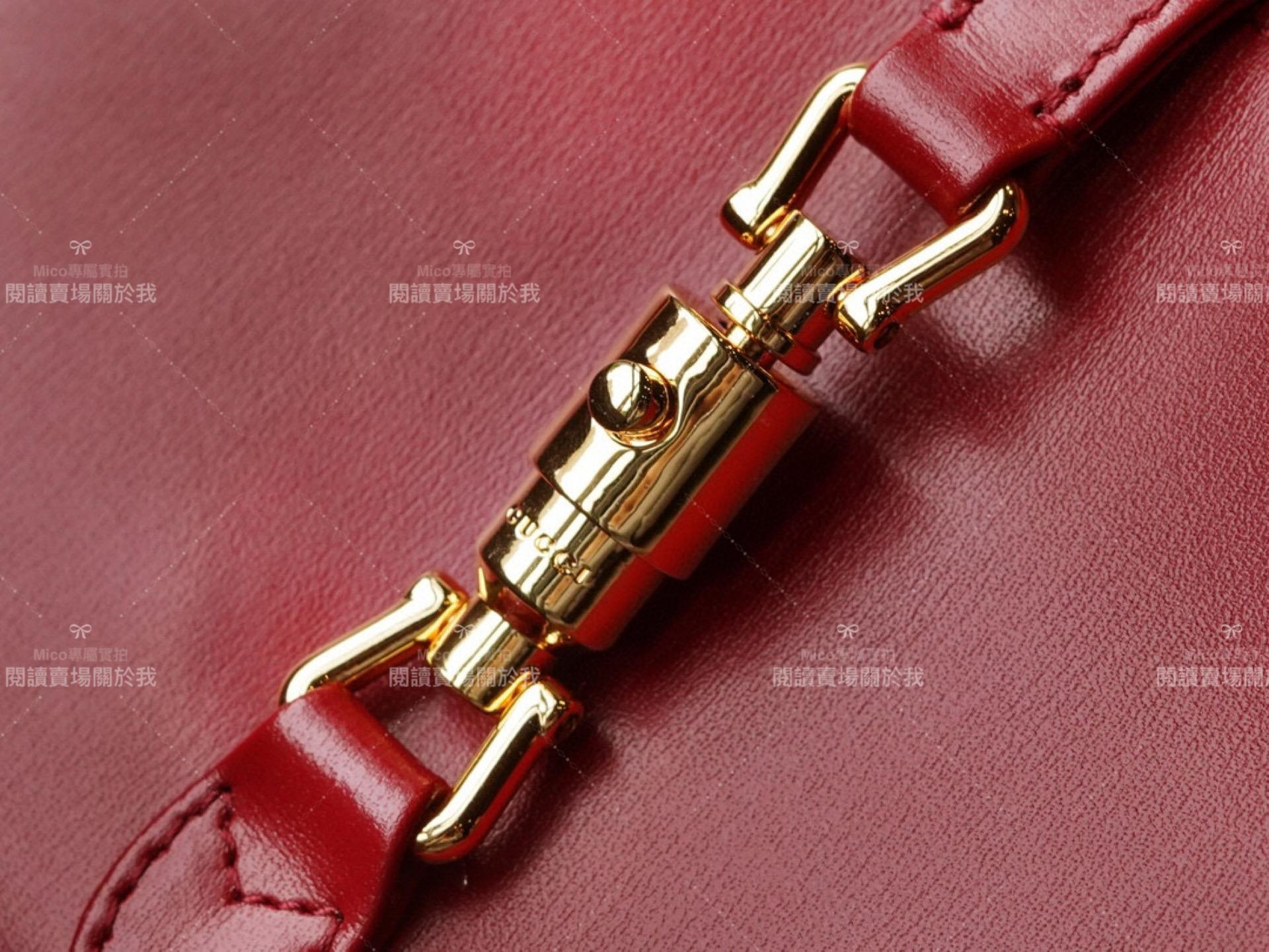 GUCCI Jackie 1961復古手袋 迷你 紅色｜19cm