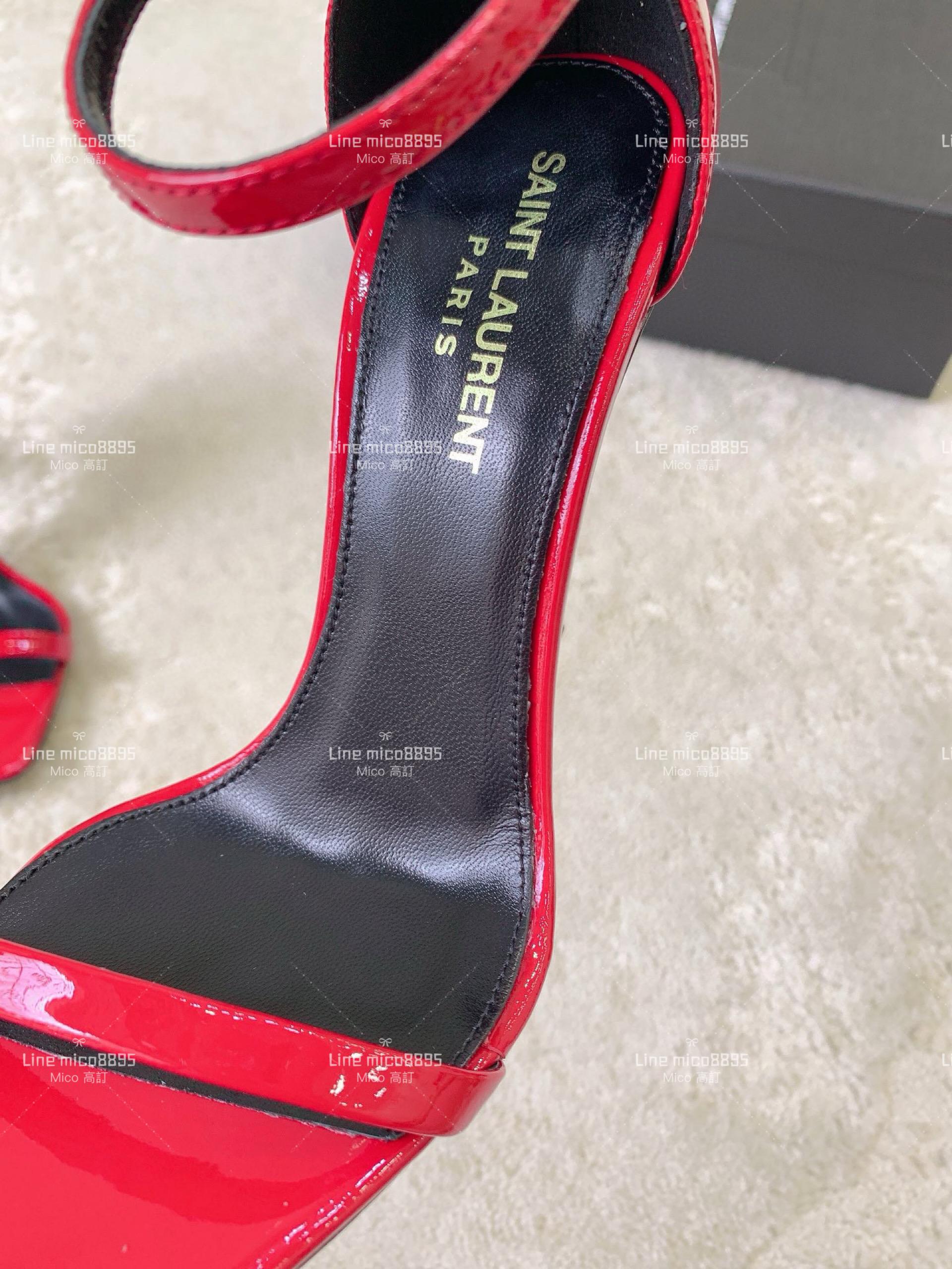 SAINT LAURENT ✨2023 YSL 聖羅蘭字母高跟涼鞋 35-39