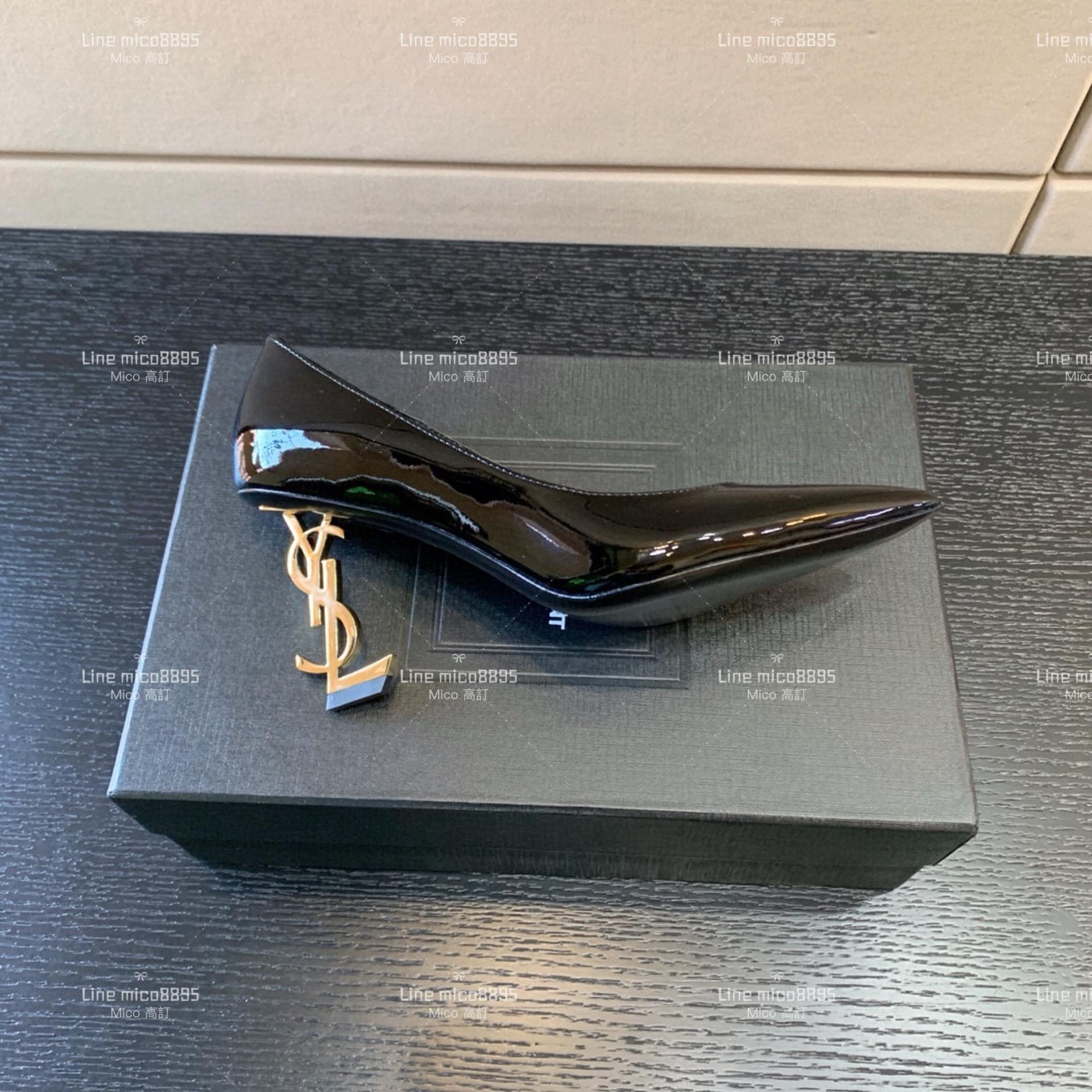 SAINT LAURENT YSL 尖頭字母鞋跟高跟鞋 8.5cm 34-40