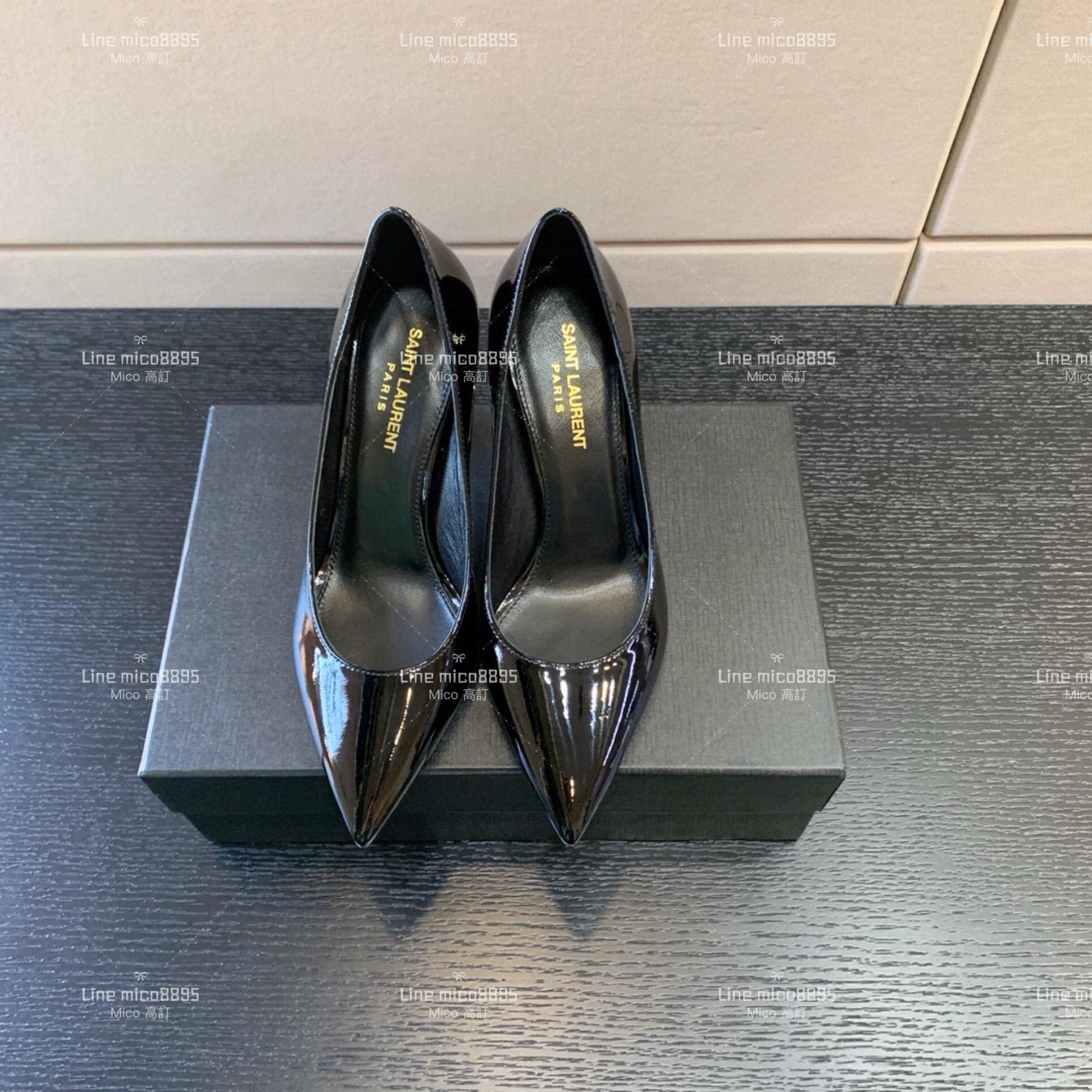 SAINT LAURENT YSL 尖頭字母鞋跟高跟鞋 8.5cm 34-40