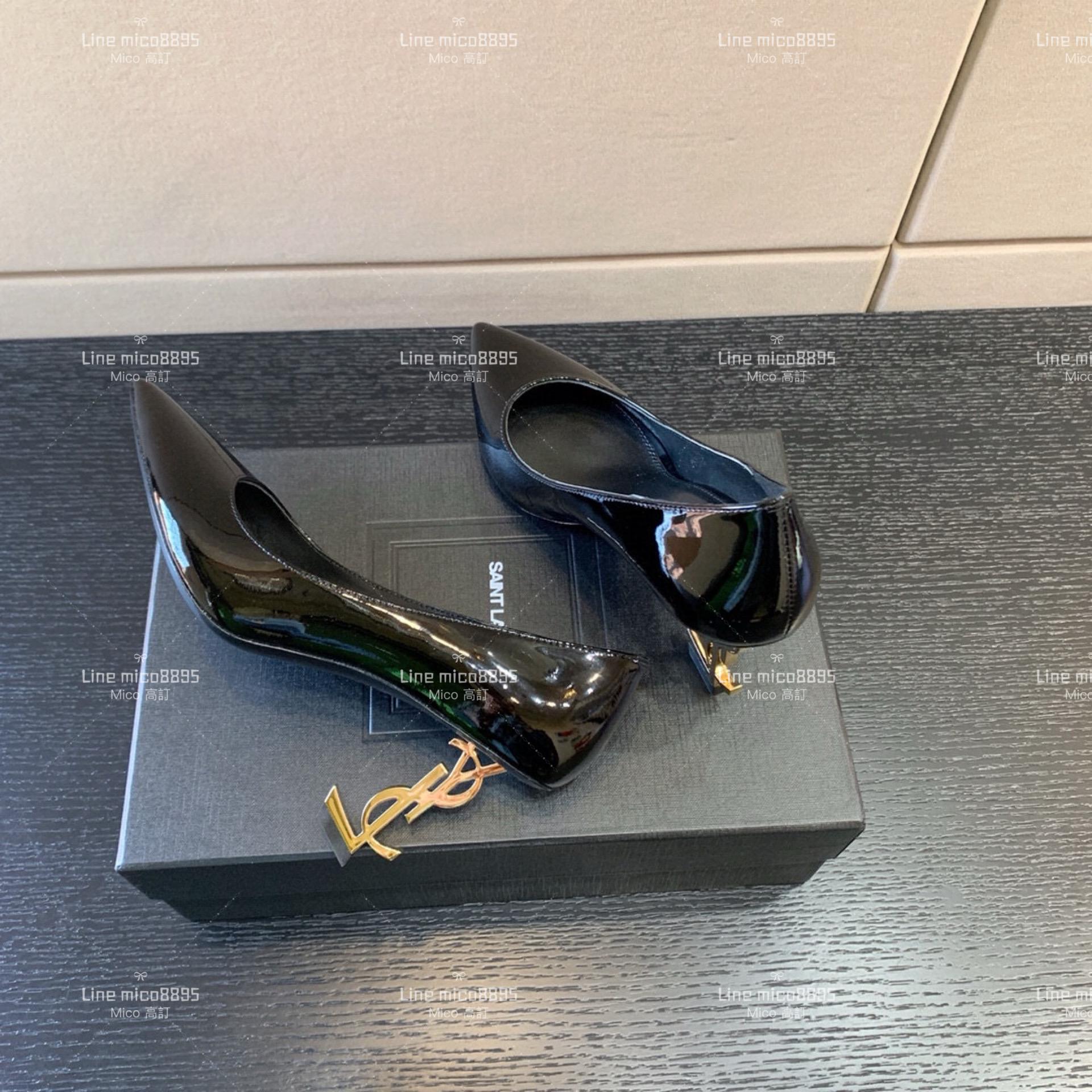 SAINT LAURENT YSL 尖頭字母鞋跟高跟鞋 8.5cm 34-40