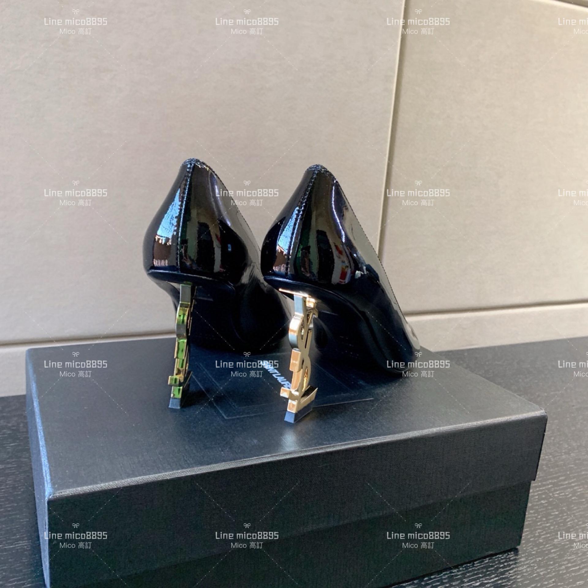 SAINT LAURENT YSL 尖頭字母鞋跟高跟鞋 8.5cm 34-40