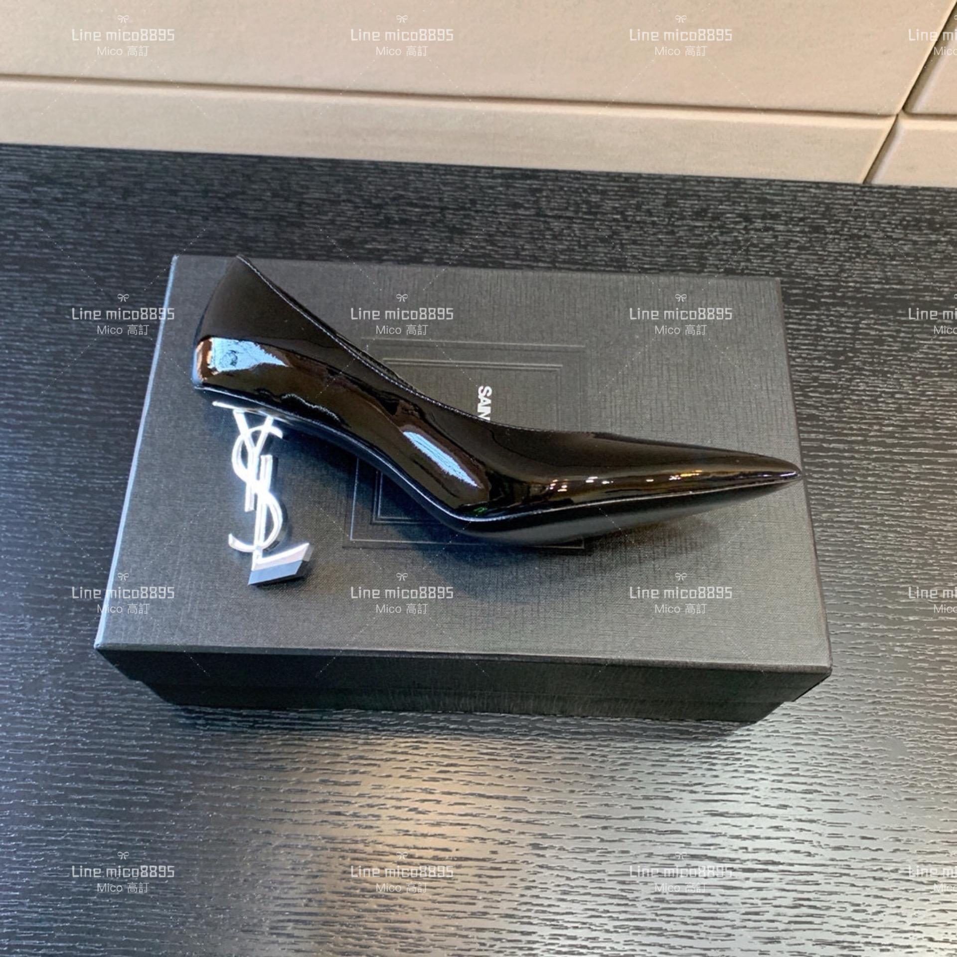 SAINT LAURENT YSL 尖頭字母鞋跟高跟鞋 8.5cm 34-40