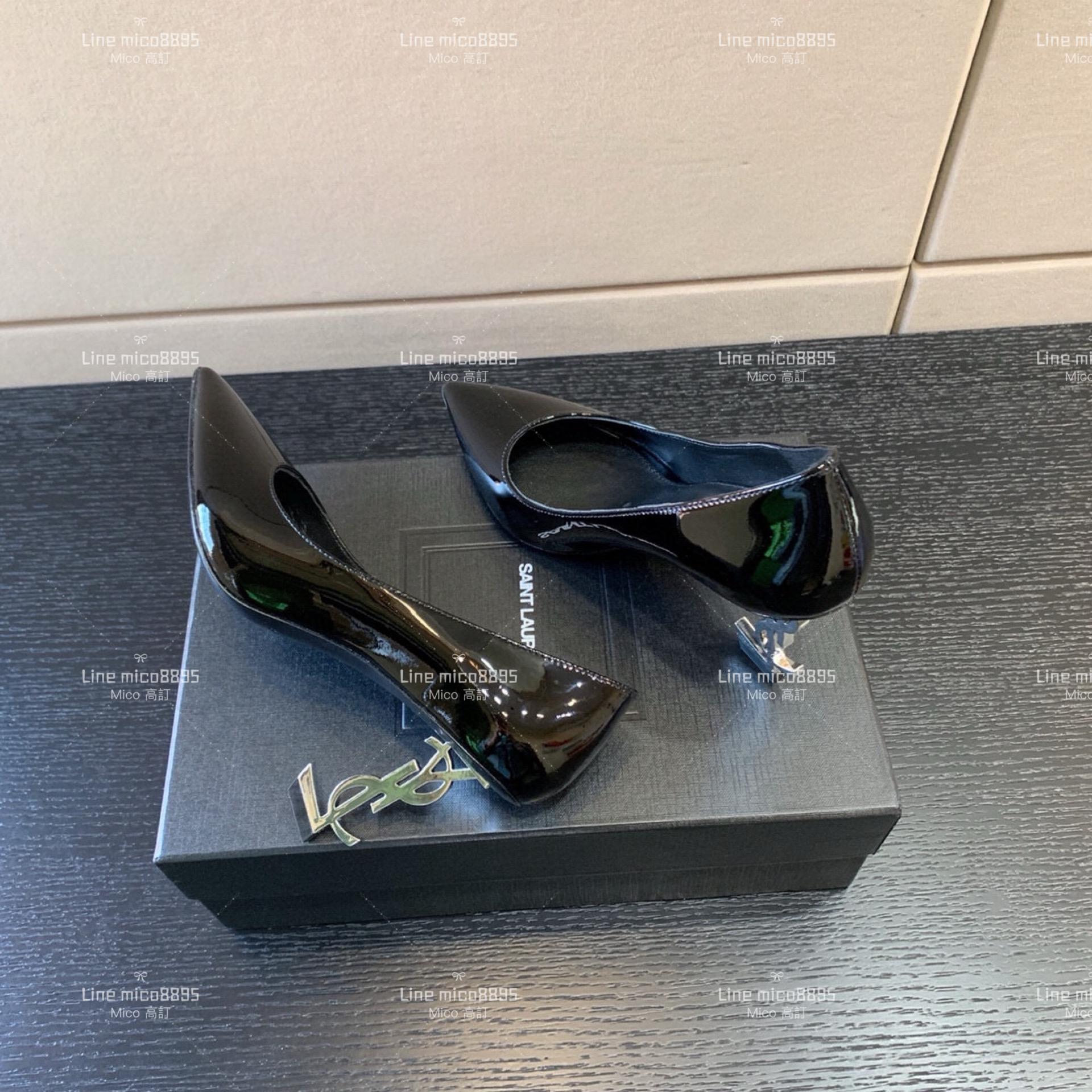 SAINT LAURENT YSL 尖頭字母鞋跟高跟鞋 8.5cm 34-40