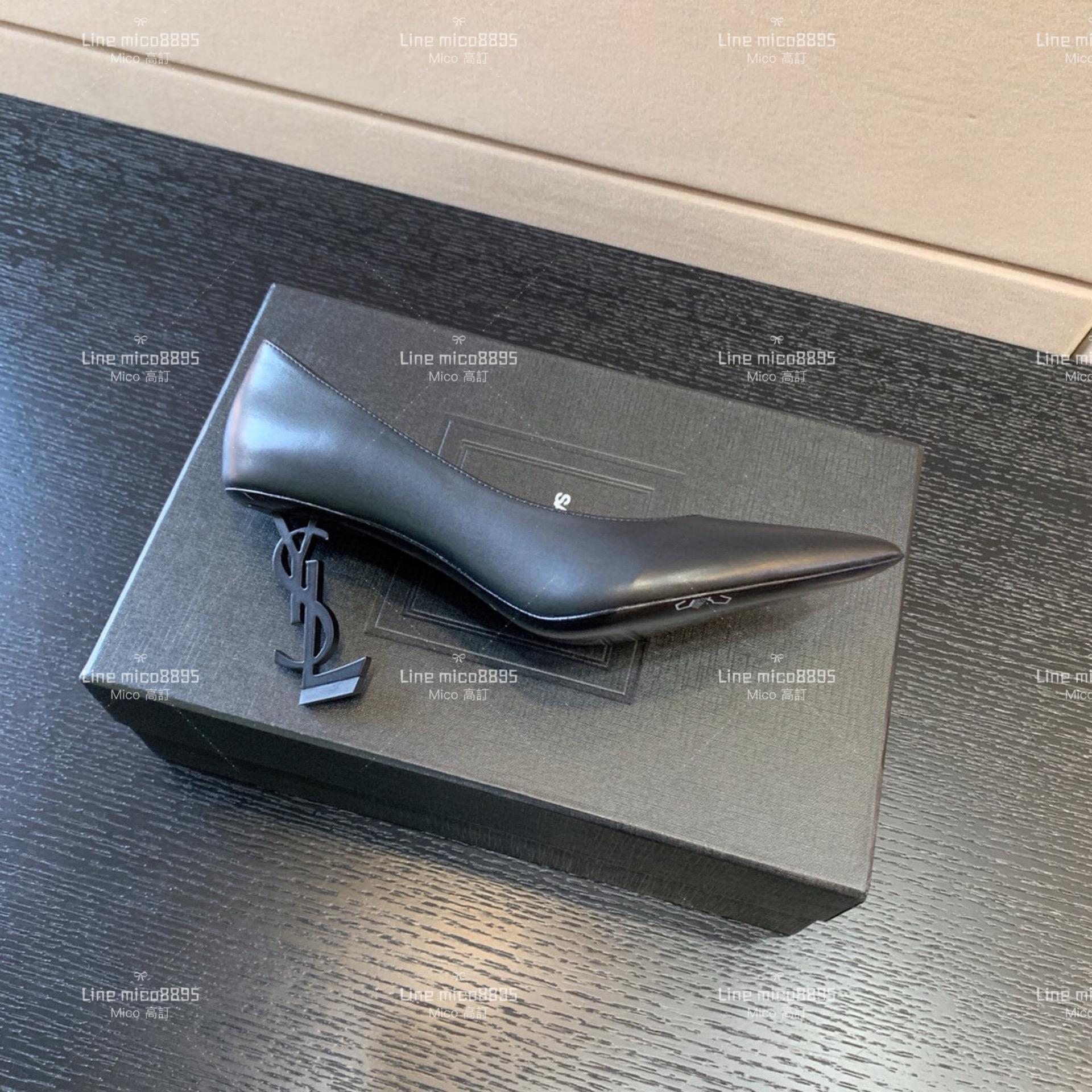 SAINT LAURENT YSL 尖頭字母鞋跟高跟鞋 8.5cm 34-40