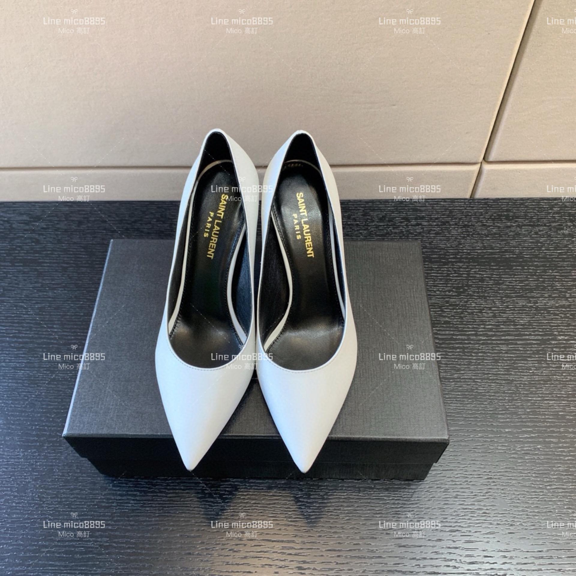 SAINT LAURENT YSL 尖頭字母鞋跟高跟鞋 8.5cm 34-40