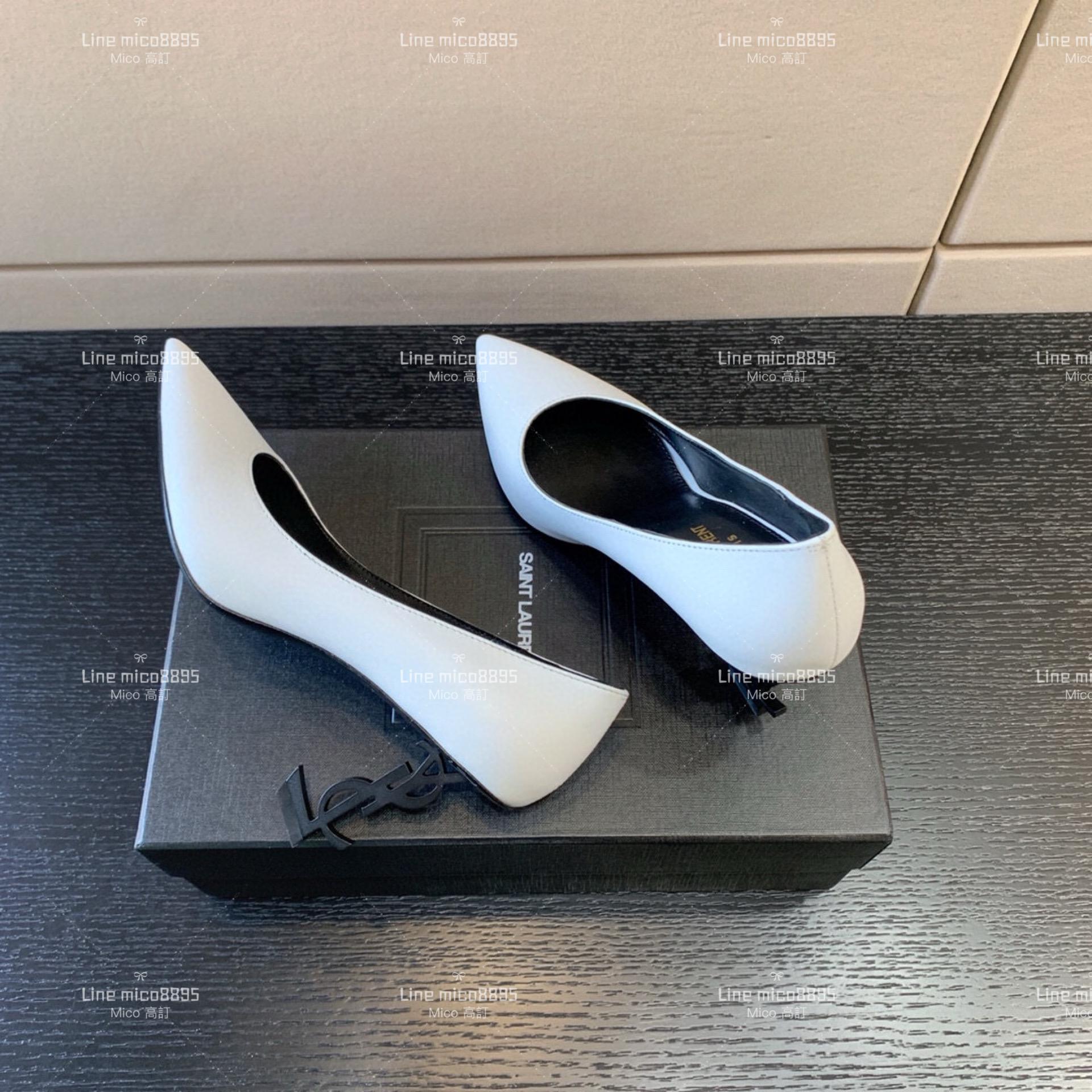 SAINT LAURENT YSL 尖頭字母鞋跟高跟鞋 8.5cm 34-40