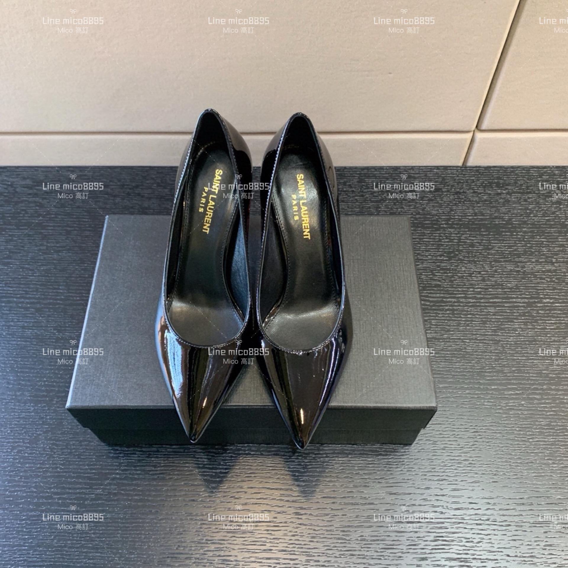 SAINT LAURENT YSL 尖頭字母鞋跟高跟鞋 8.5cm 34-40