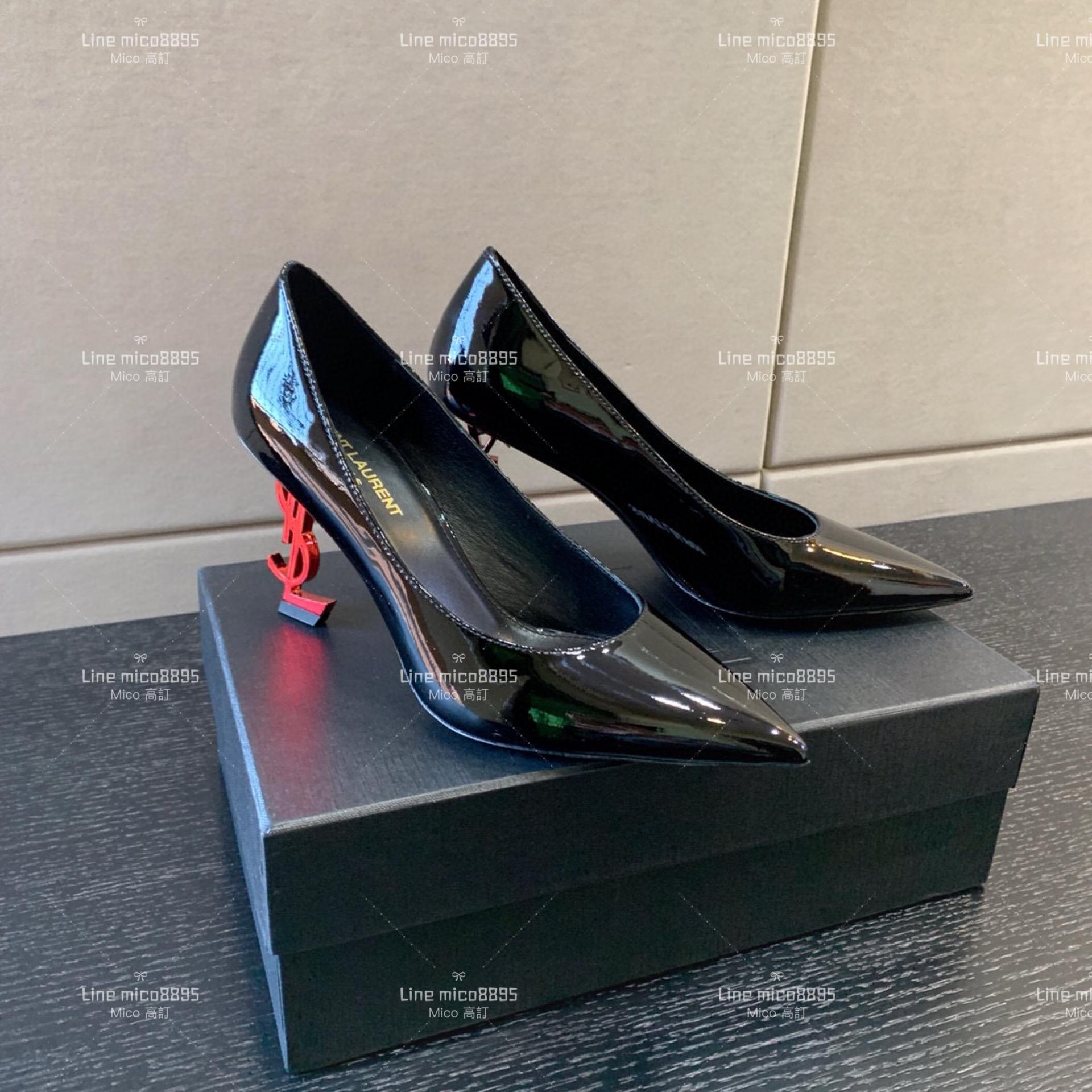 SAINT LAURENT YSL 尖頭字母鞋跟高跟鞋 8.5cm 34-40