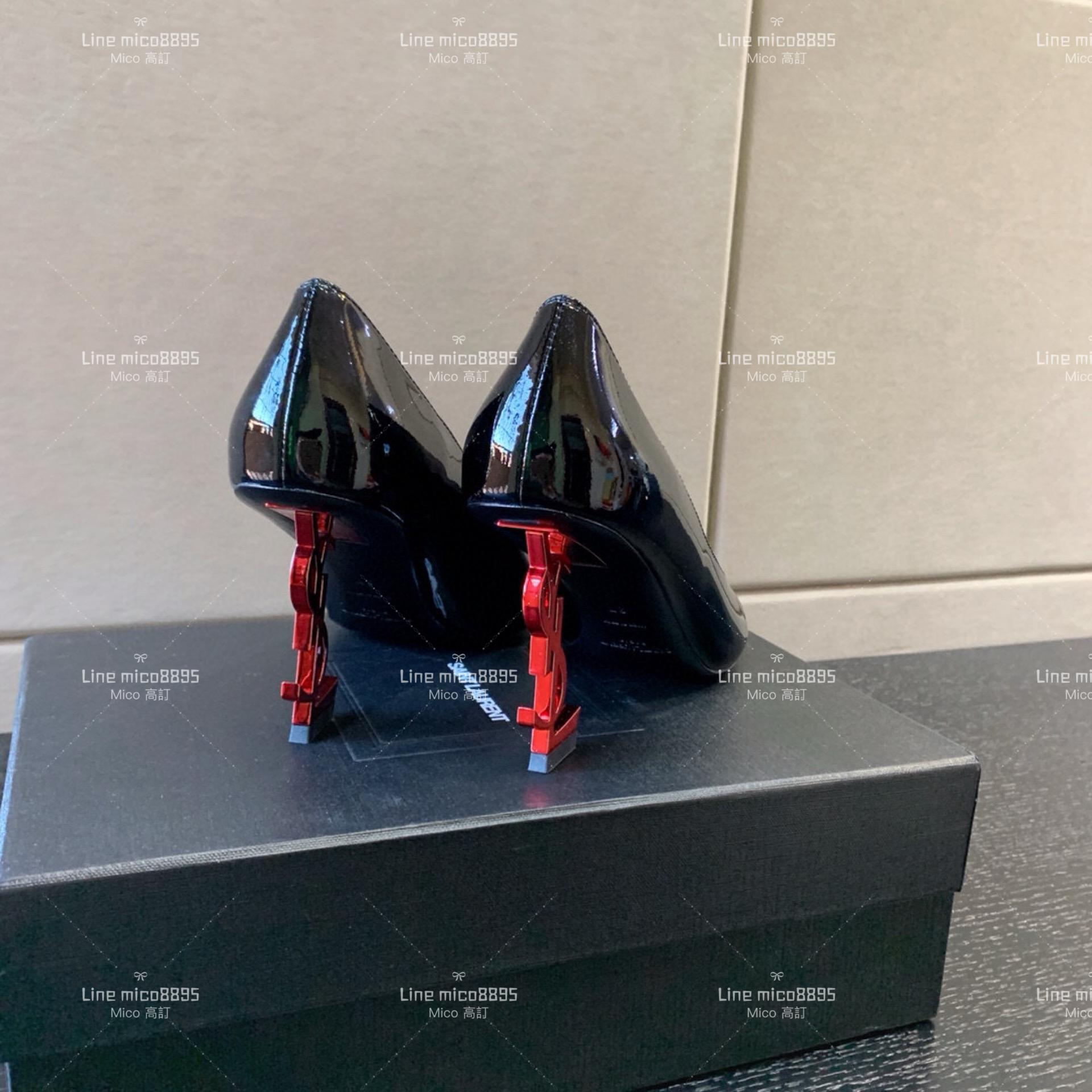 SAINT LAURENT YSL 尖頭字母鞋跟高跟鞋 8.5cm 34-40