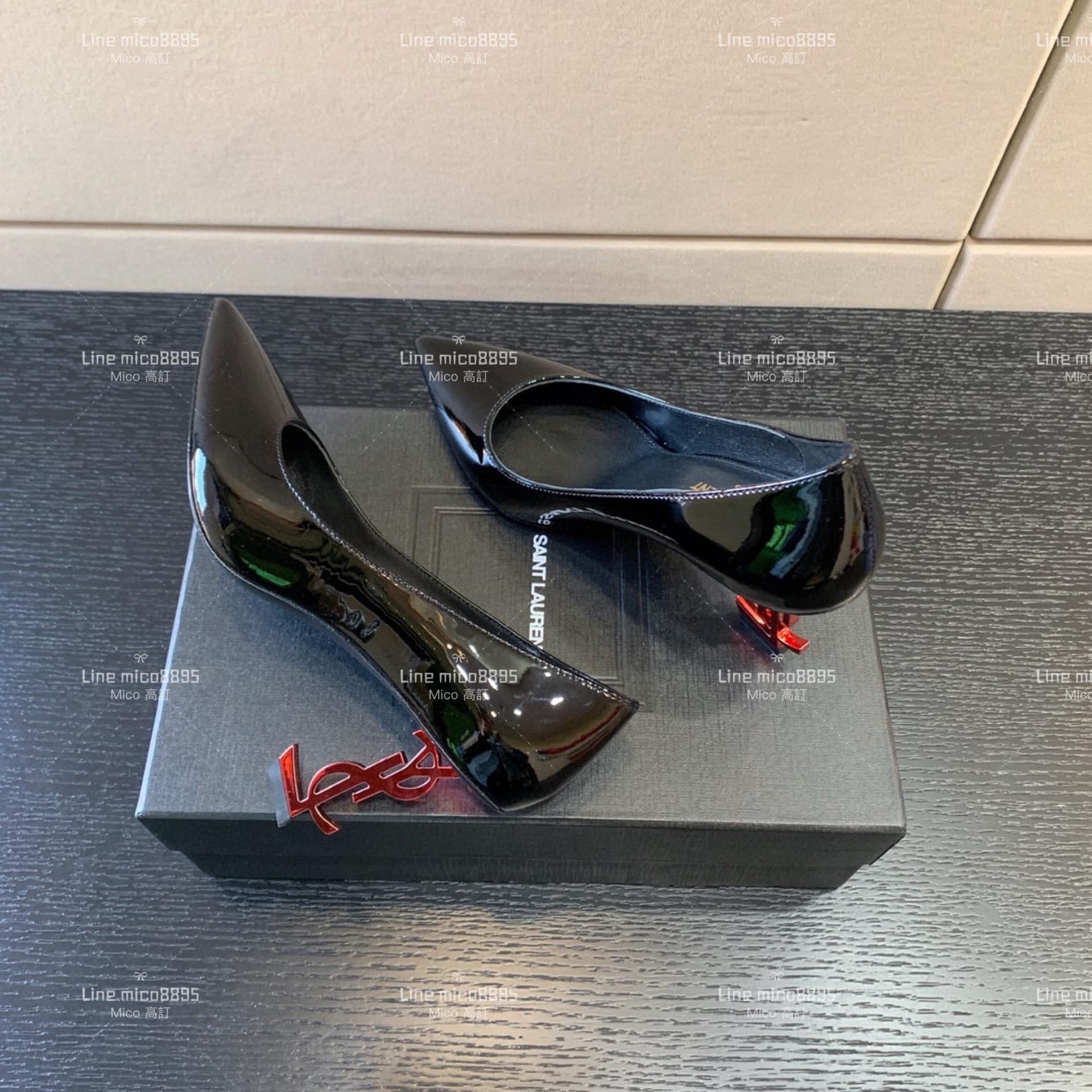 SAINT LAURENT YSL 尖頭字母鞋跟高跟鞋 8.5cm 34-40