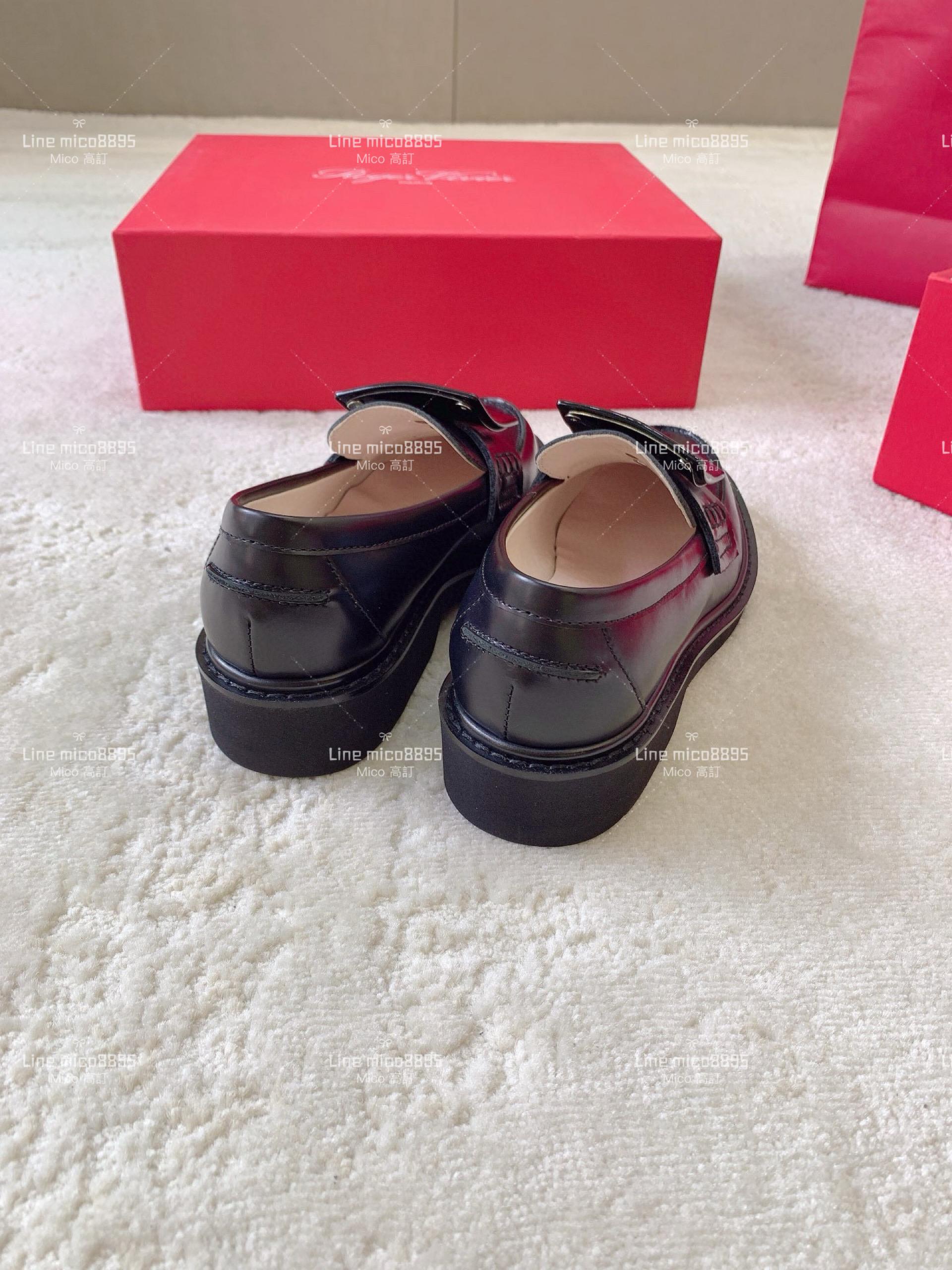 Roger Vivier | RV Yorkdale 新款樂福鞋 黑釦 休閒鞋/女鞋 35-40