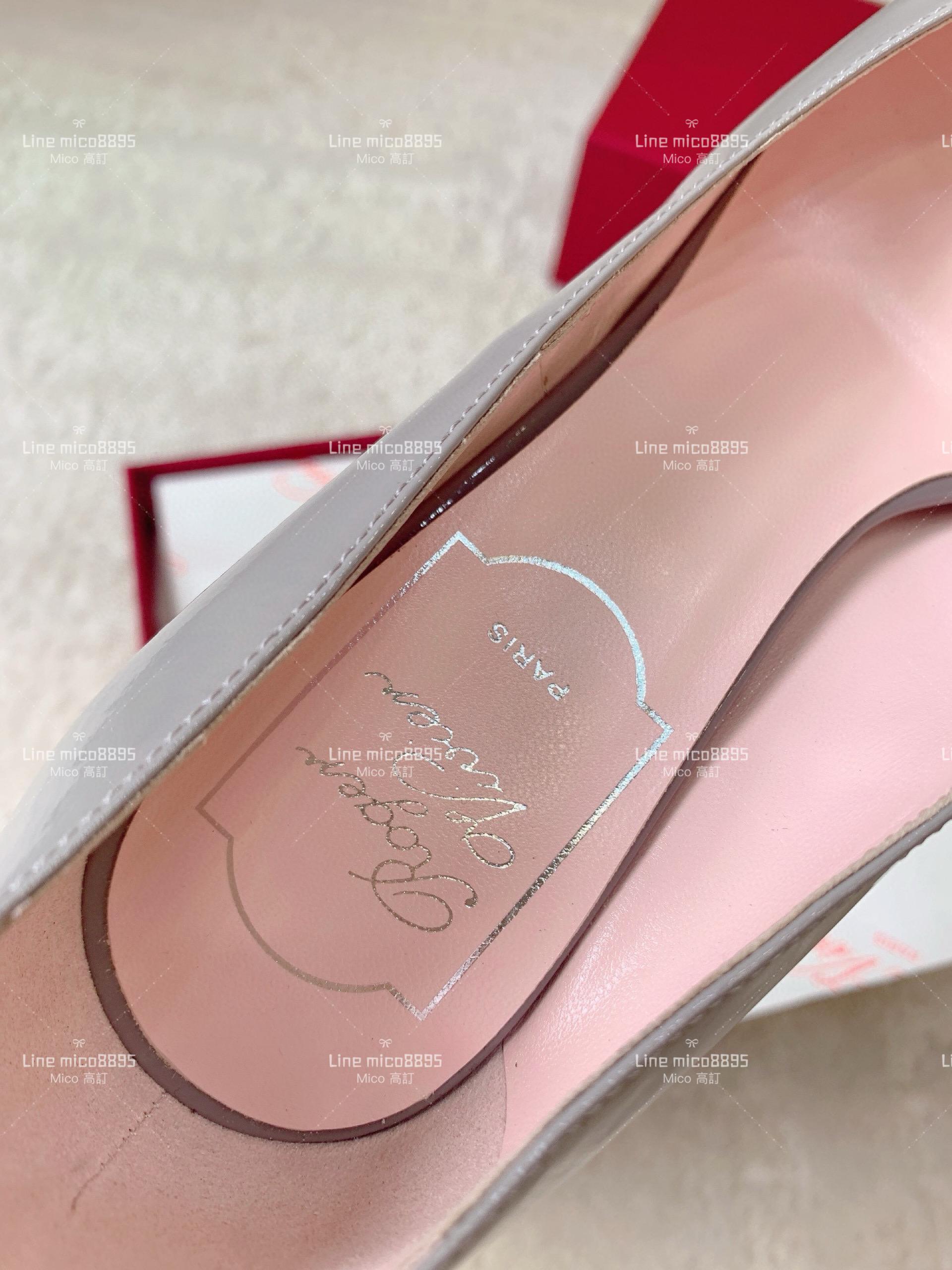 Roger Vivier | RV Inthecity 小尖頭 方釦漆皮高跟鞋 34-40 6.5cm