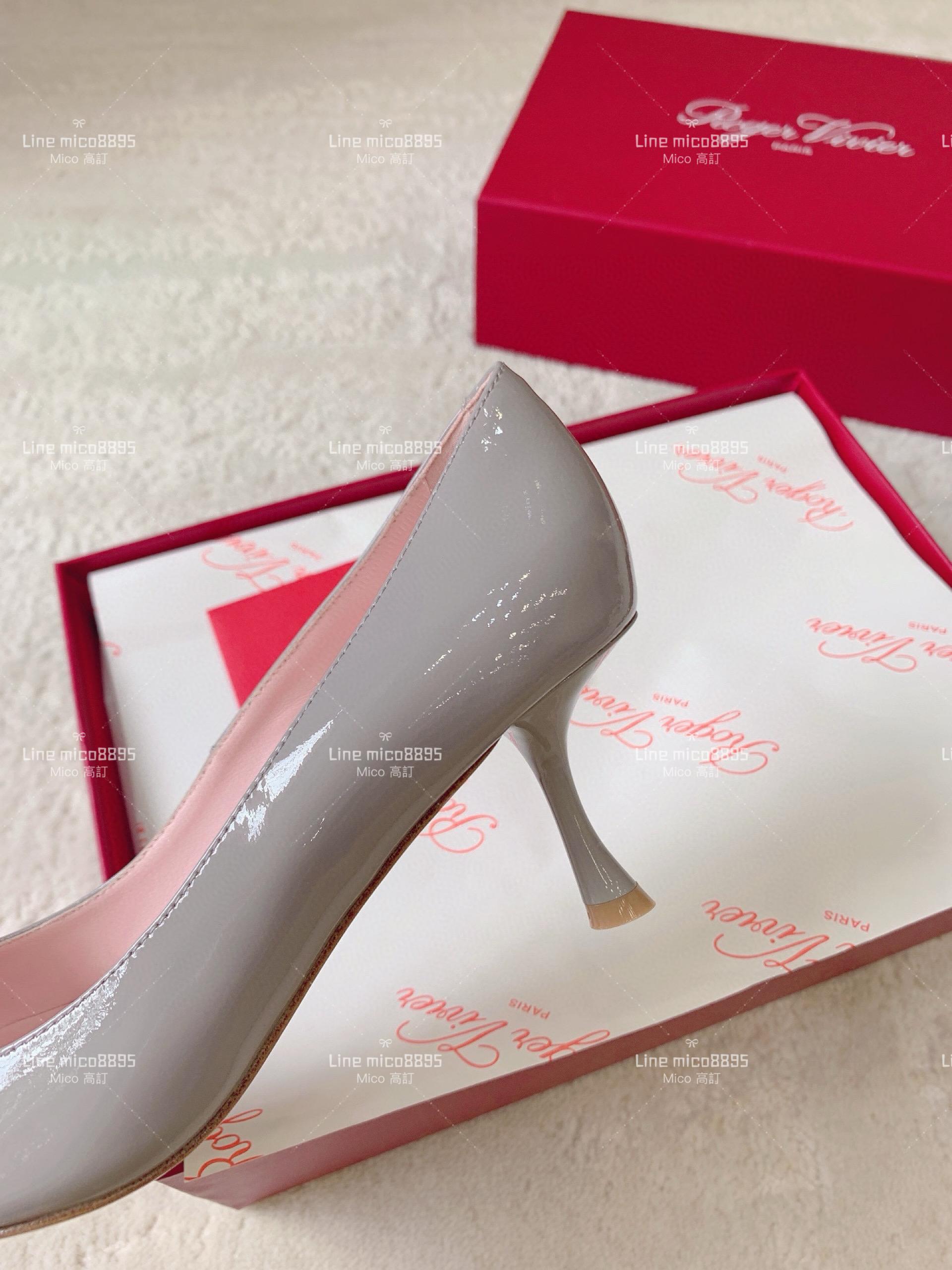 Roger Vivier | RV Inthecity 小尖頭 方釦漆皮高跟鞋 34-40 6.5cm