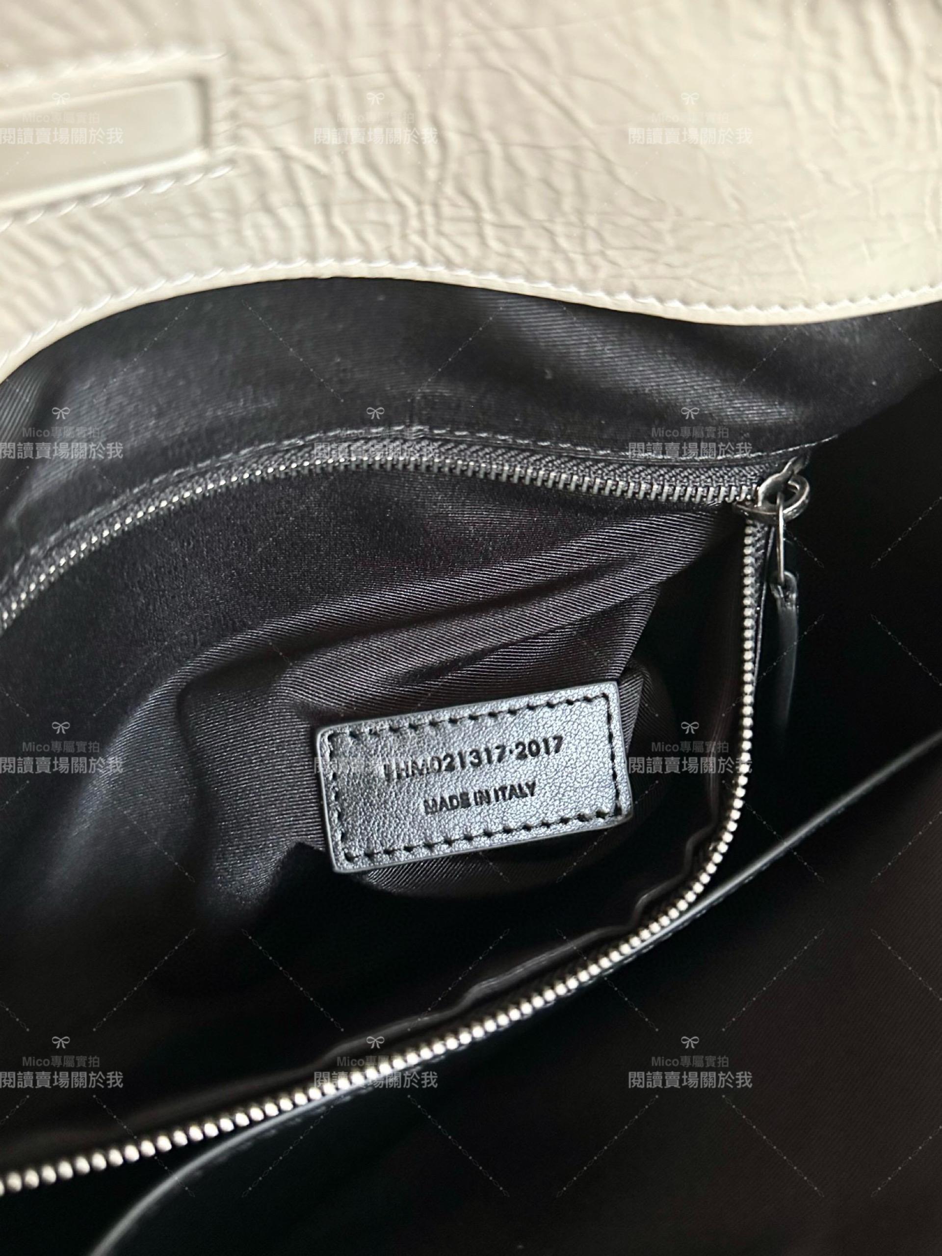 YSL 聖羅蘭 Niki購物袋 中號 奶白色 銀鍊 33Cm 妥妥的通勤包 媽媽包