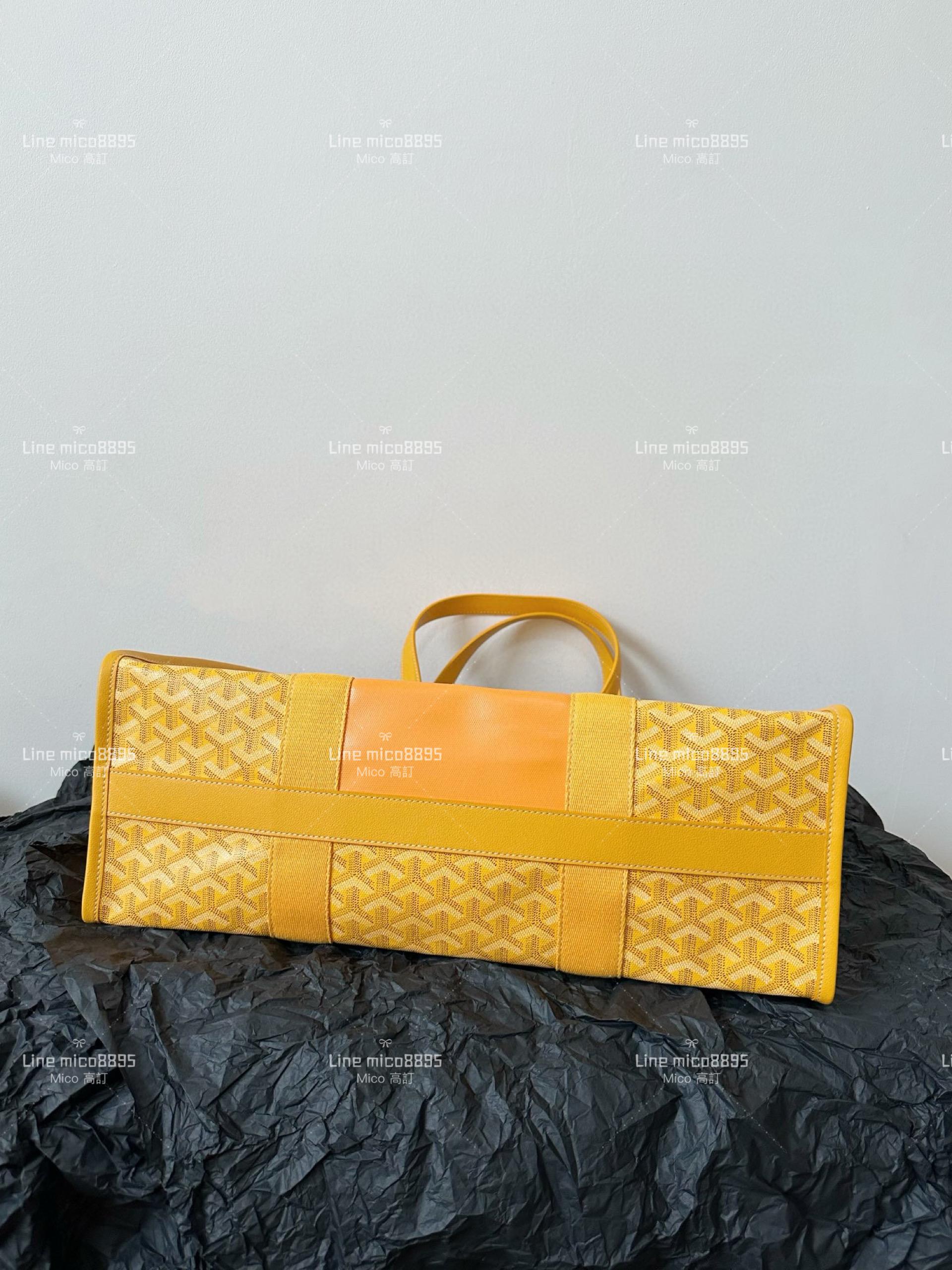 Goyard villette tote彩繪法鬥🐶托特包 黃色 寵物包/通勤包/大包 45cm