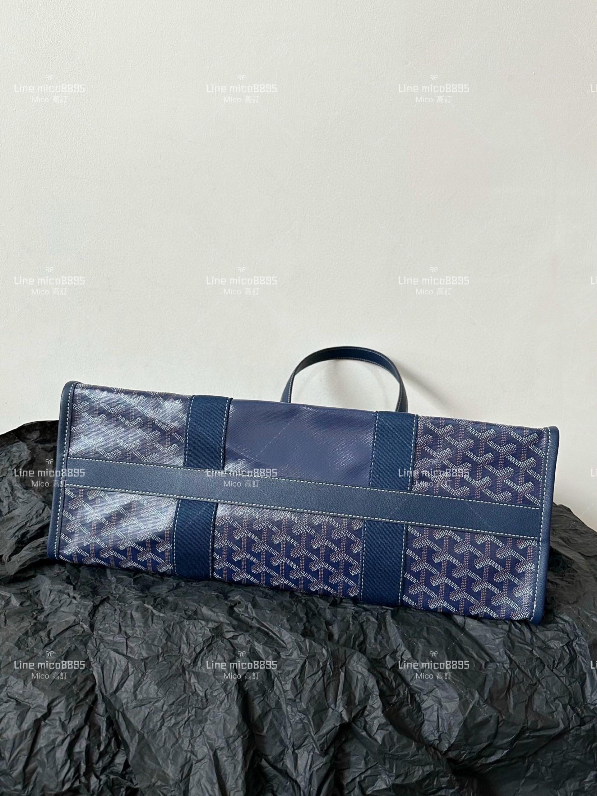 Goyard villette tote彩繪法鬥🐶托特包 深藍 寵物包/通勤包/大包 45cm