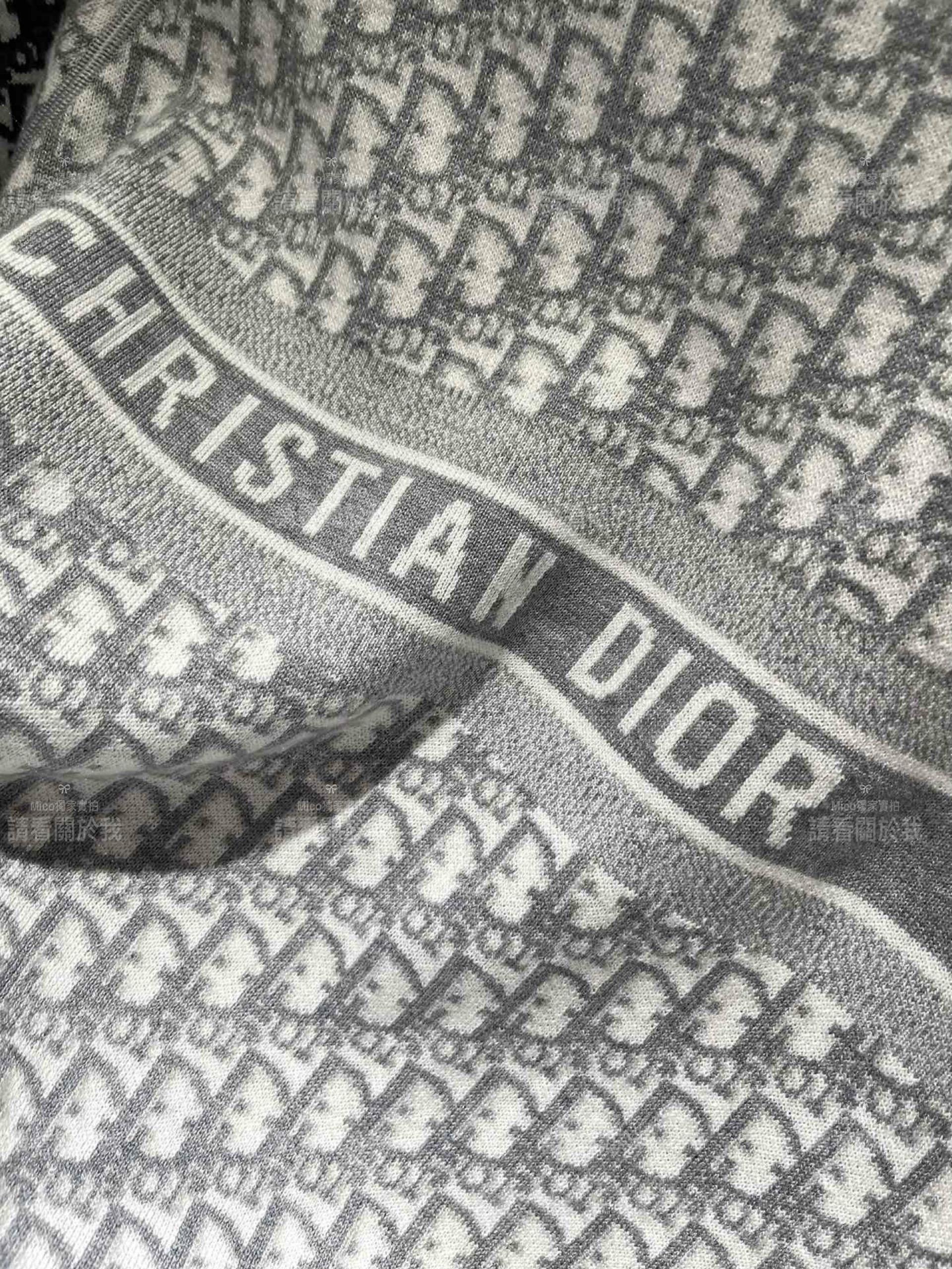 DIOR 經典款 灰色 雙面可穿羊毛連帽外套