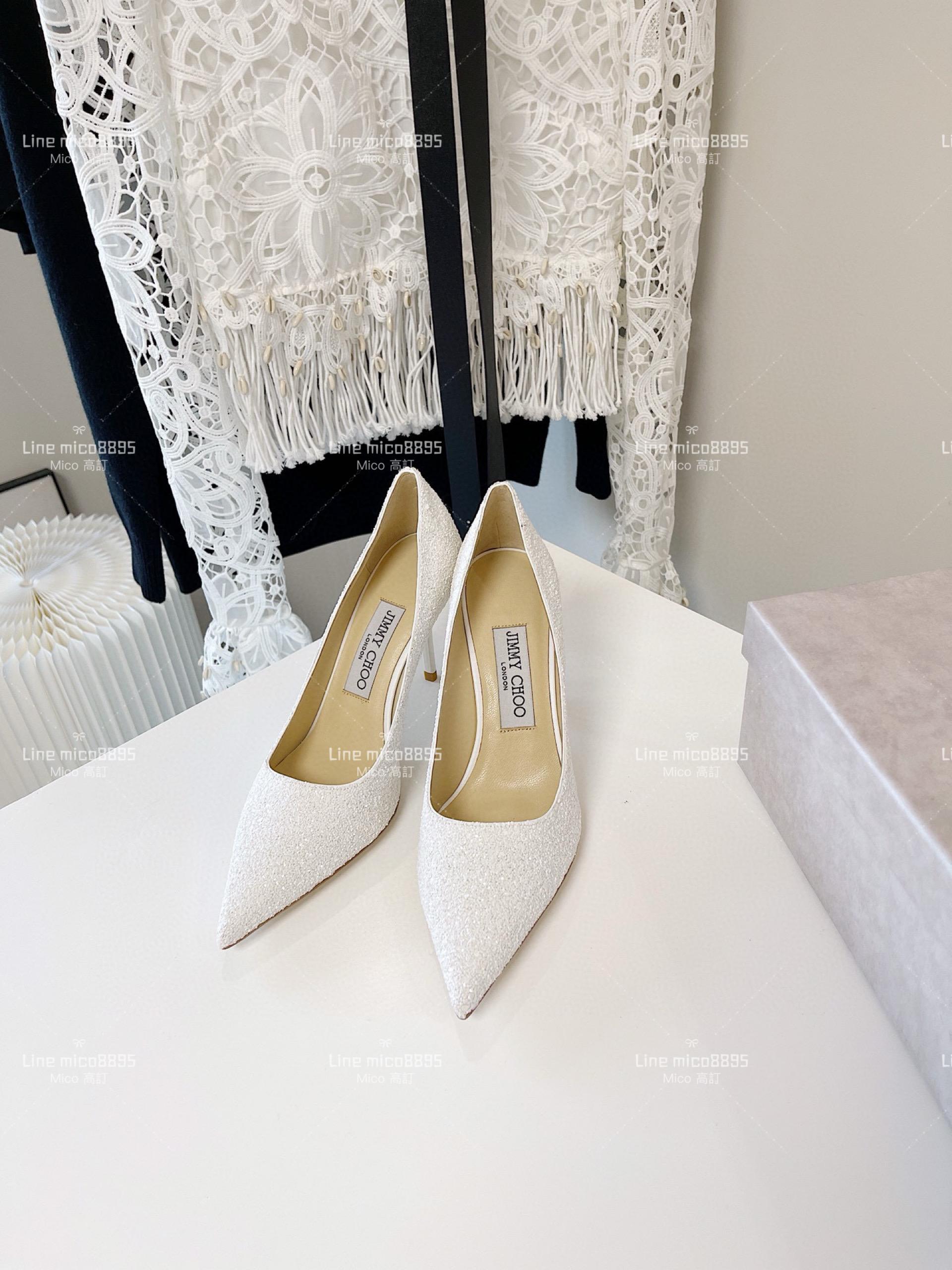 JIMMY CHOO ｜Love系列 亮片高跟鞋（多色） 8.5cm 34-40