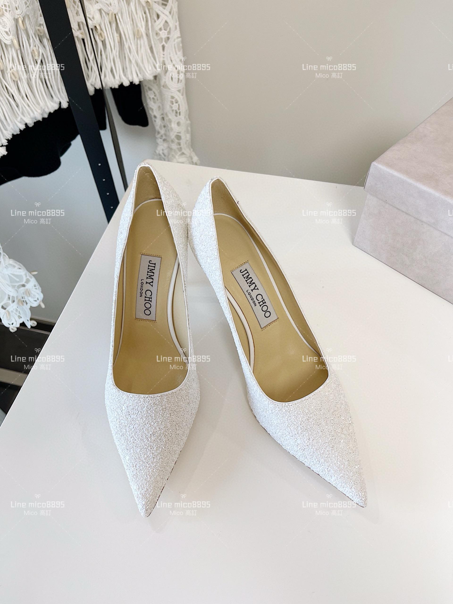 JIMMY CHOO ｜Love系列 亮片高跟鞋（多色） 8.5cm 34-40