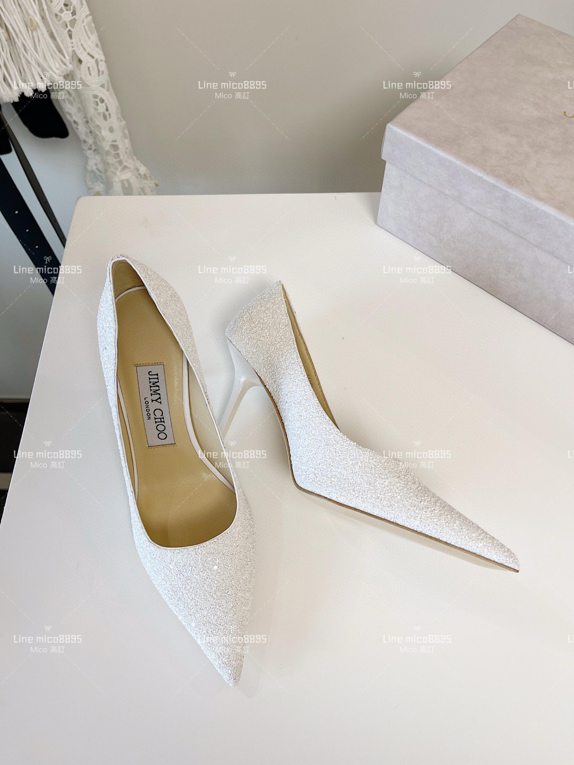 JIMMY CHOO ｜Love系列 亮片高跟鞋（多色） 8.5cm 34-40