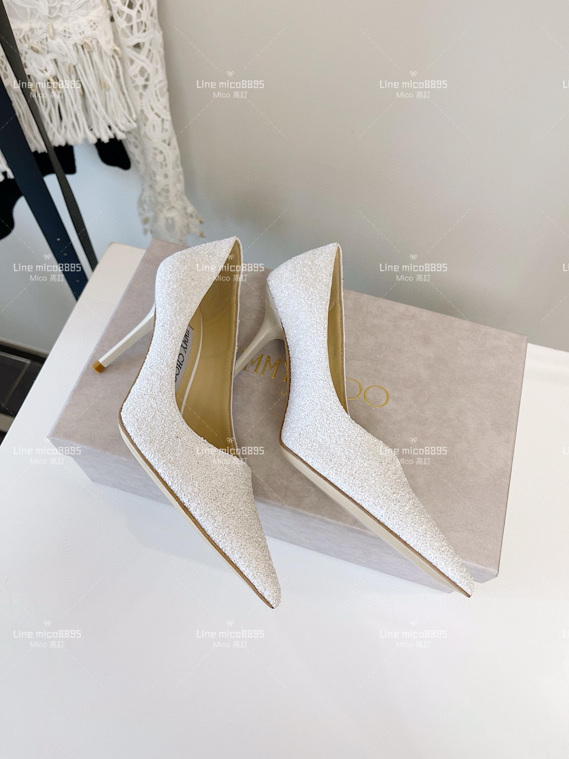 JIMMY CHOO ｜Love系列 亮片高跟鞋（多色） 8.5cm 34-40