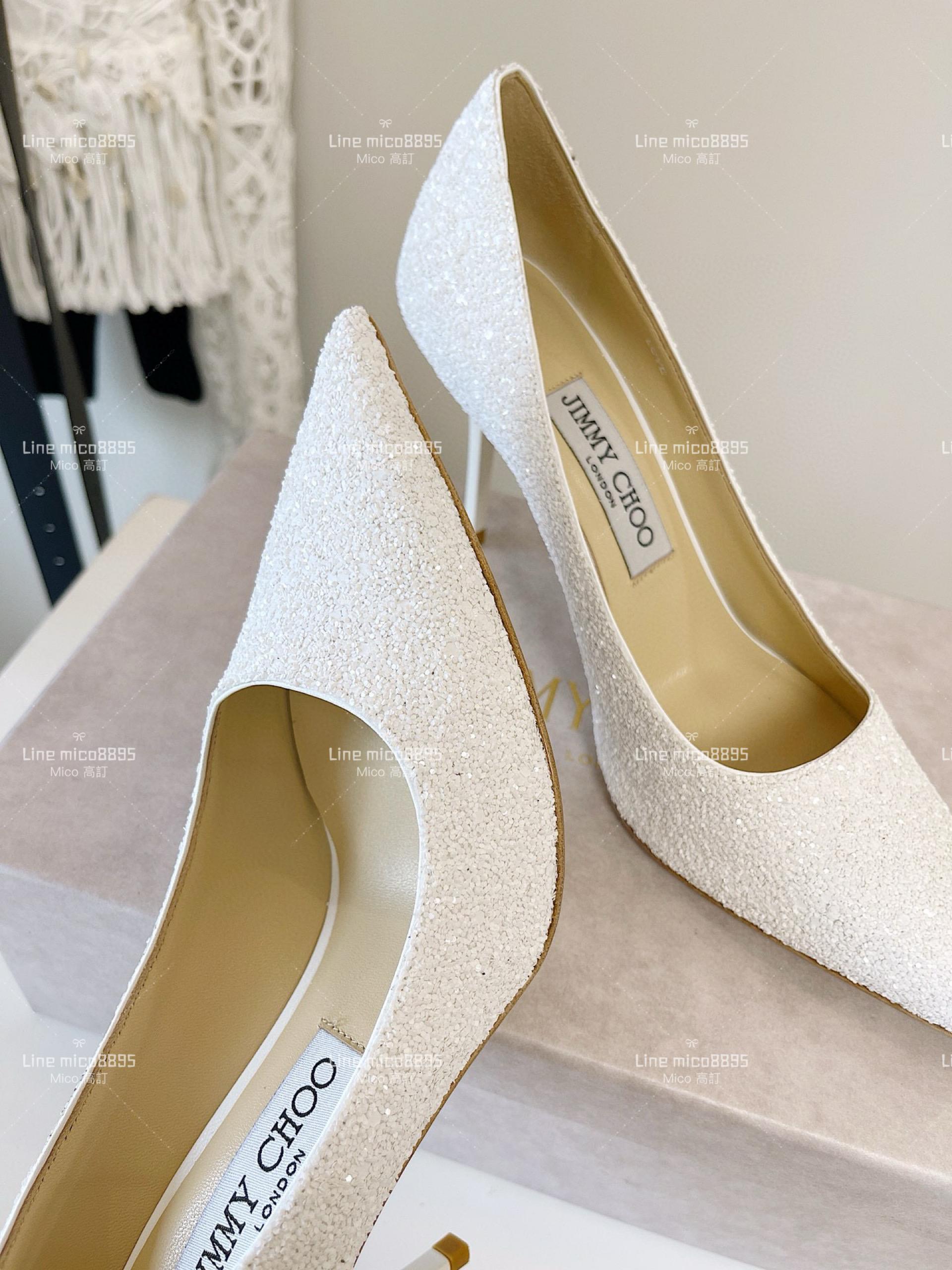 JIMMY CHOO ｜Love系列 亮片高跟鞋（多色） 8.5cm 34-40