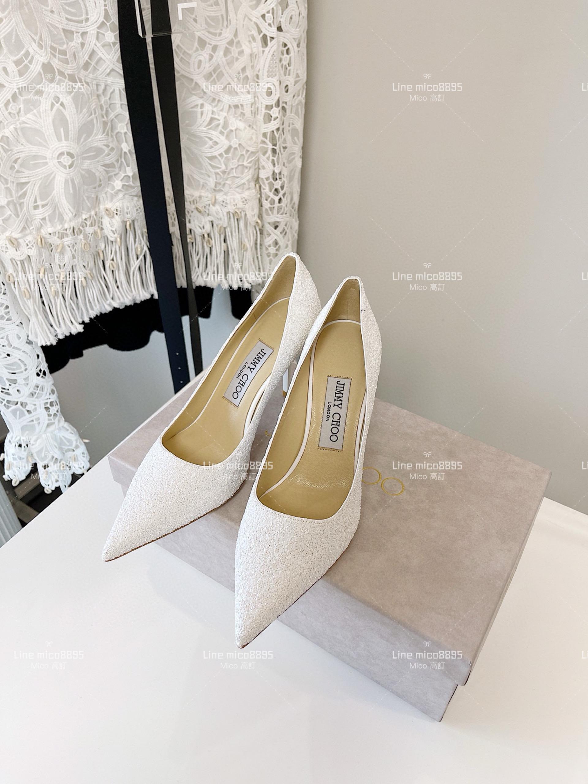 JIMMY CHOO ｜Love系列 亮片高跟鞋（多色） 8.5cm 34-40