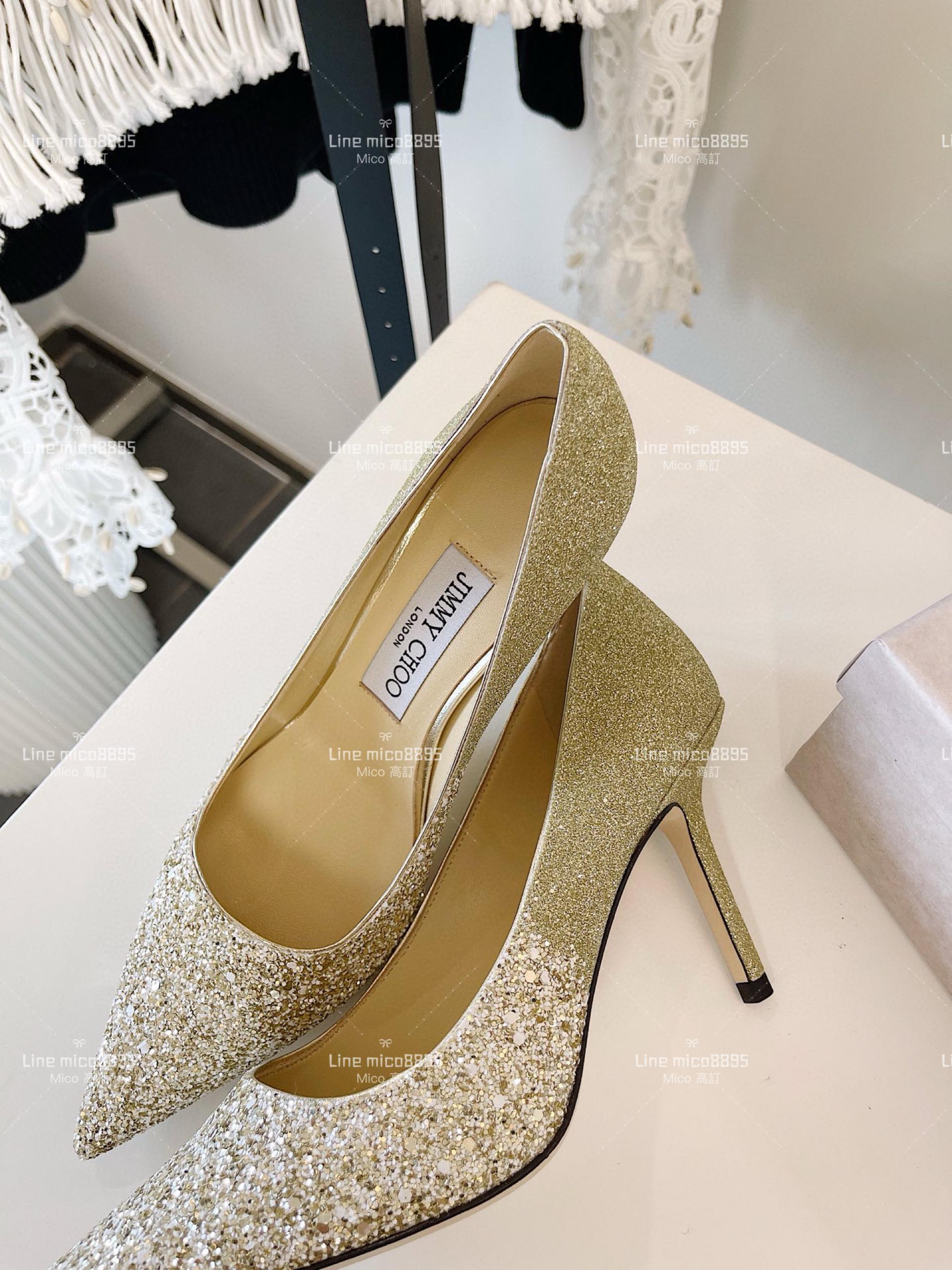 JIMMY CHOO ｜Love系列 亮片高跟鞋（多色） 8.5cm 34-40