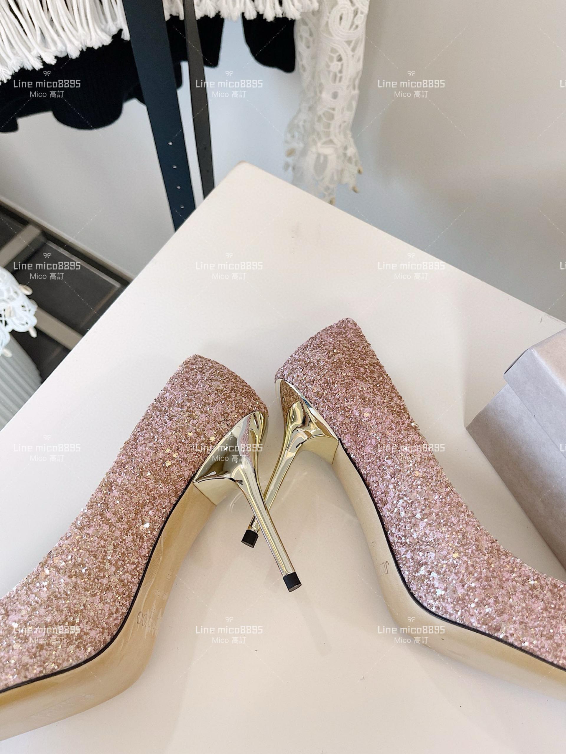 JIMMY CHOO ｜Love系列 亮片高跟鞋（多色） 8.5cm 34-40