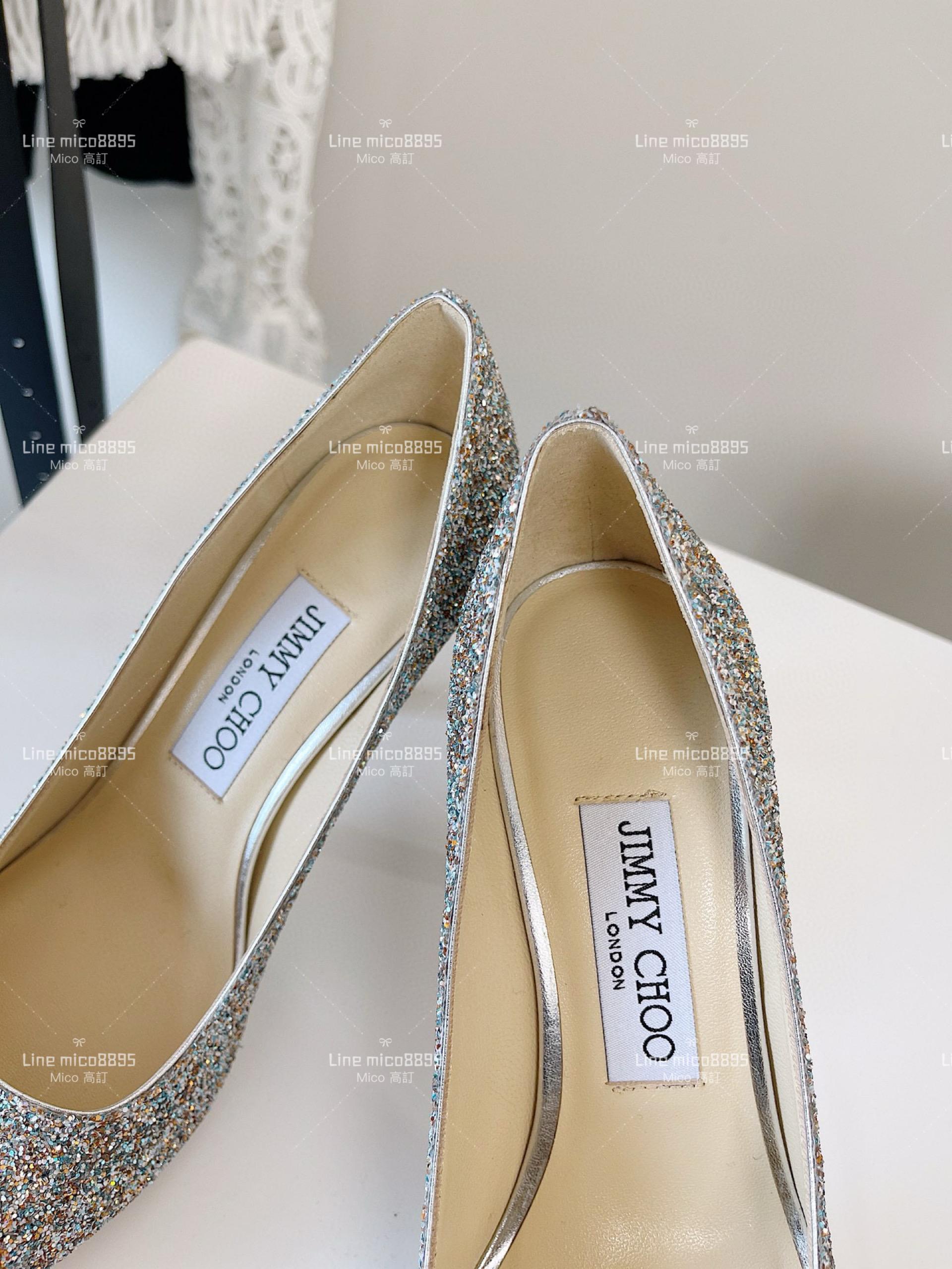 JIMMY CHOO ｜Love系列 亮片高跟鞋（多色） 8.5cm 34-40