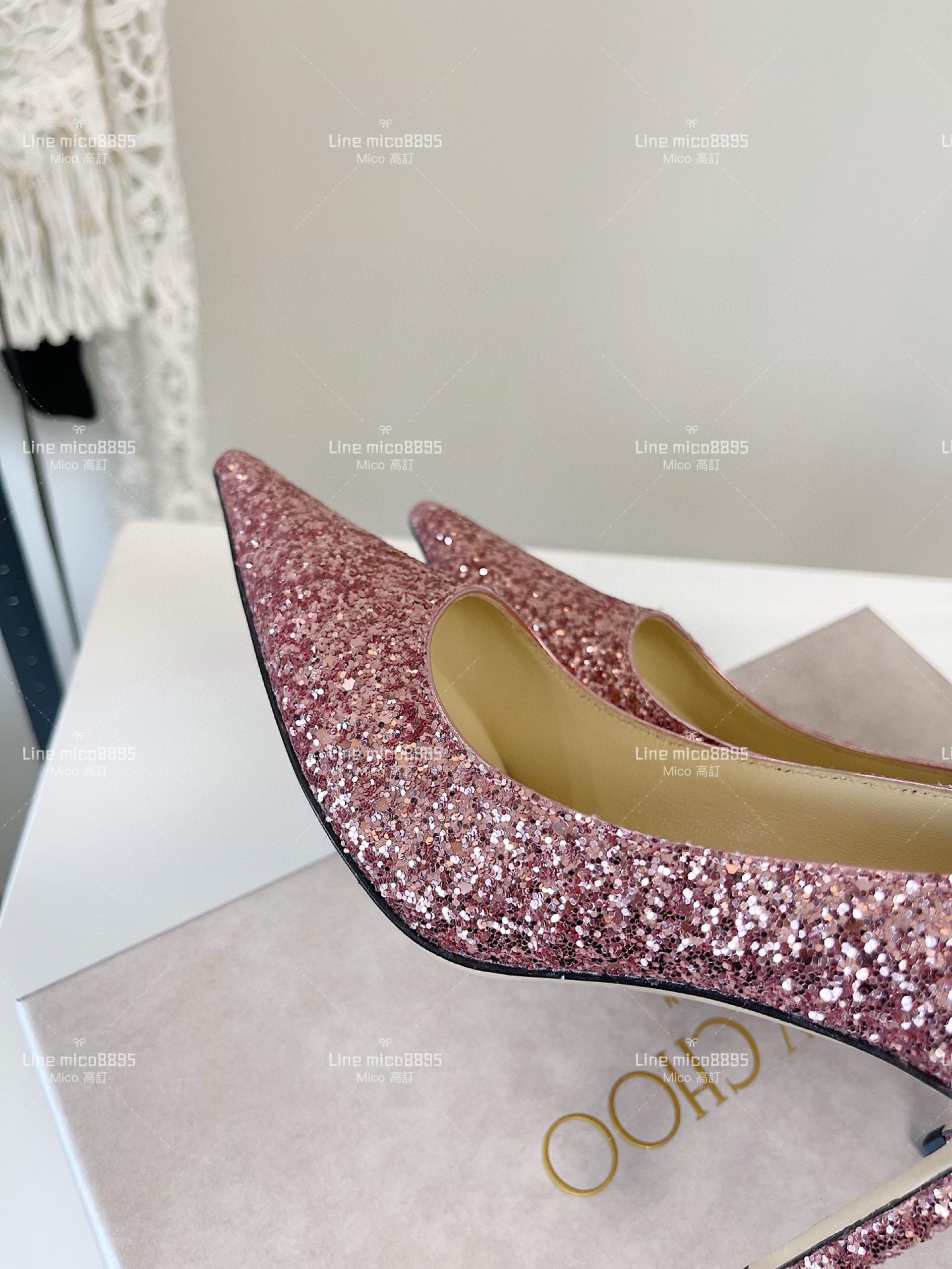 JIMMY CHOO ｜Love系列 亮片高跟鞋（多色） 8.5cm 34-40