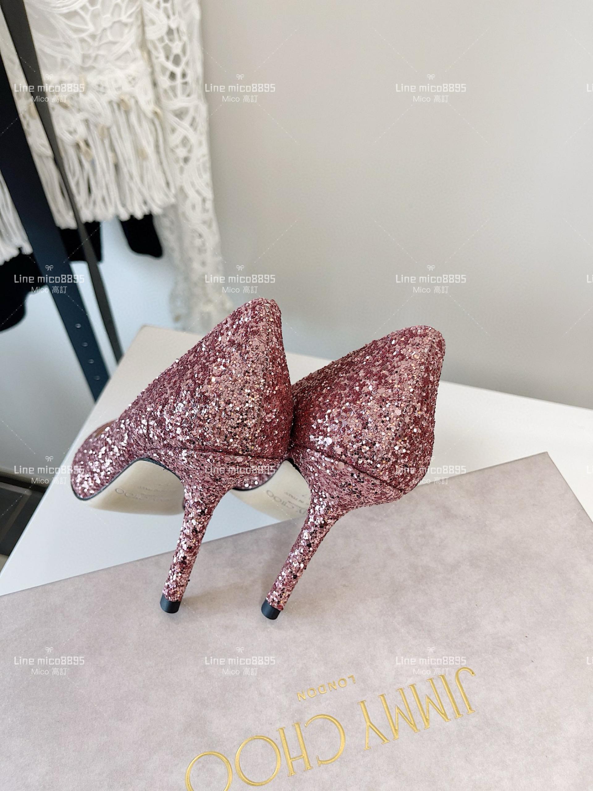 JIMMY CHOO ｜Love系列 亮片高跟鞋（多色） 8.5cm 34-40