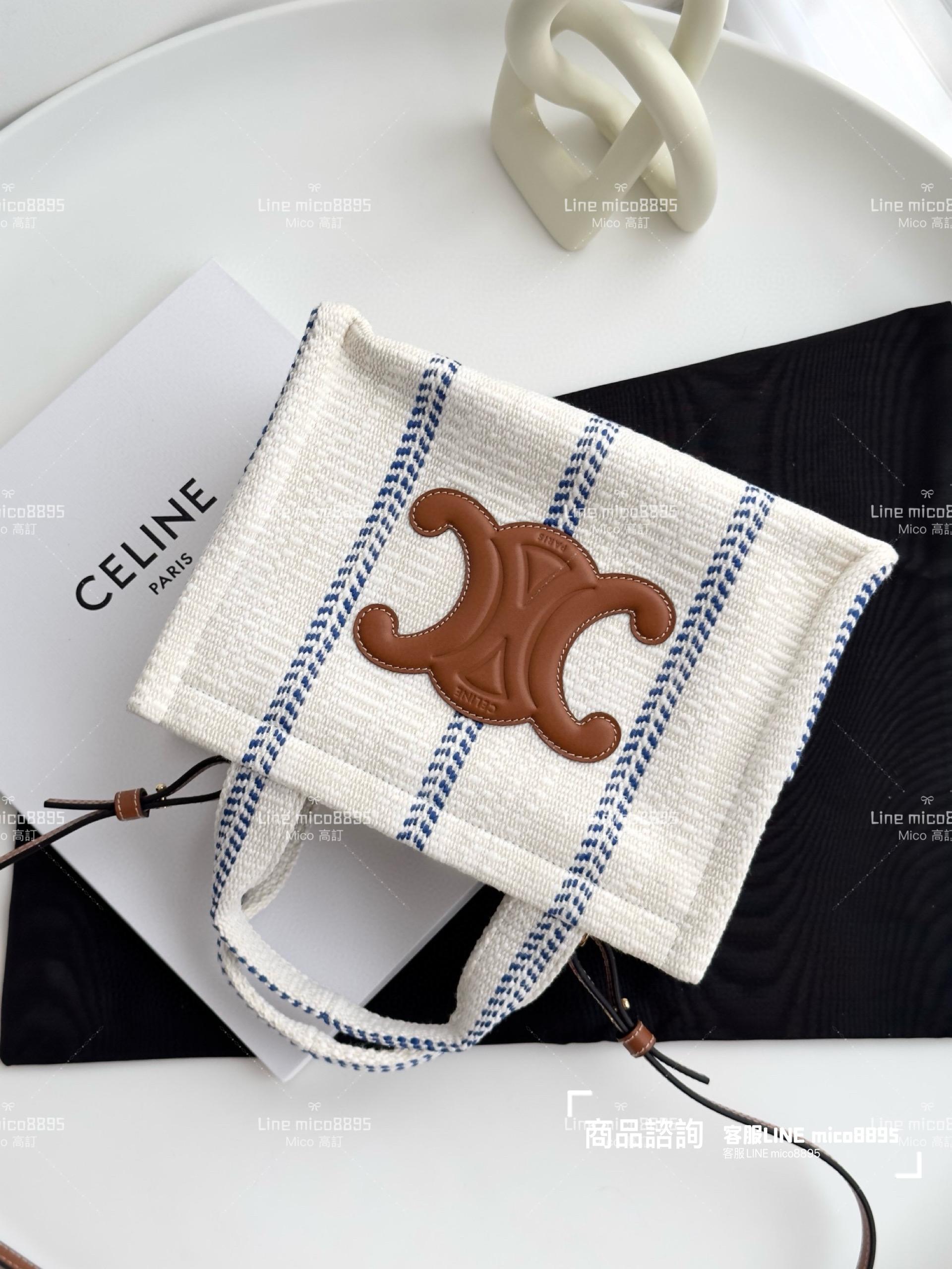 CELINE｜凱旋沙灘包 布包 手提斜跨包 Tote 帆布包 29cm