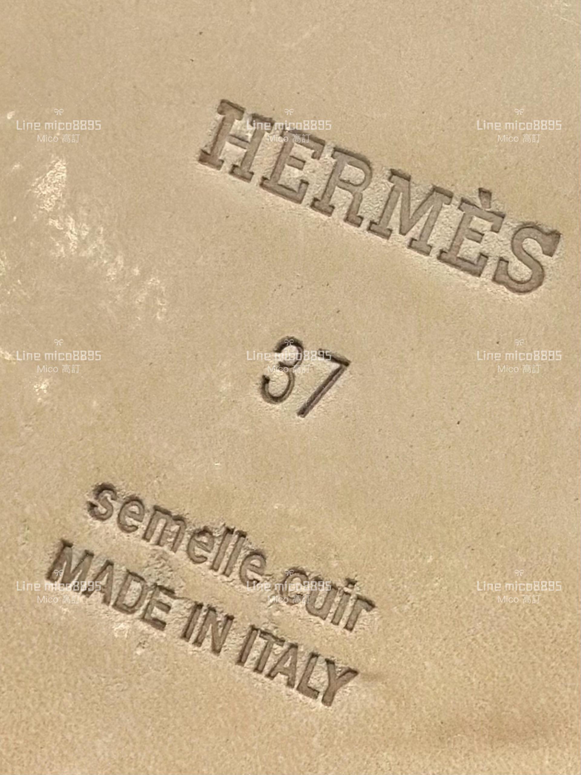 高訂款▫️ Hermes 愛馬仕  美洲灣鱷 鱷魚皮 全手工訂製H拖鞋 34-41