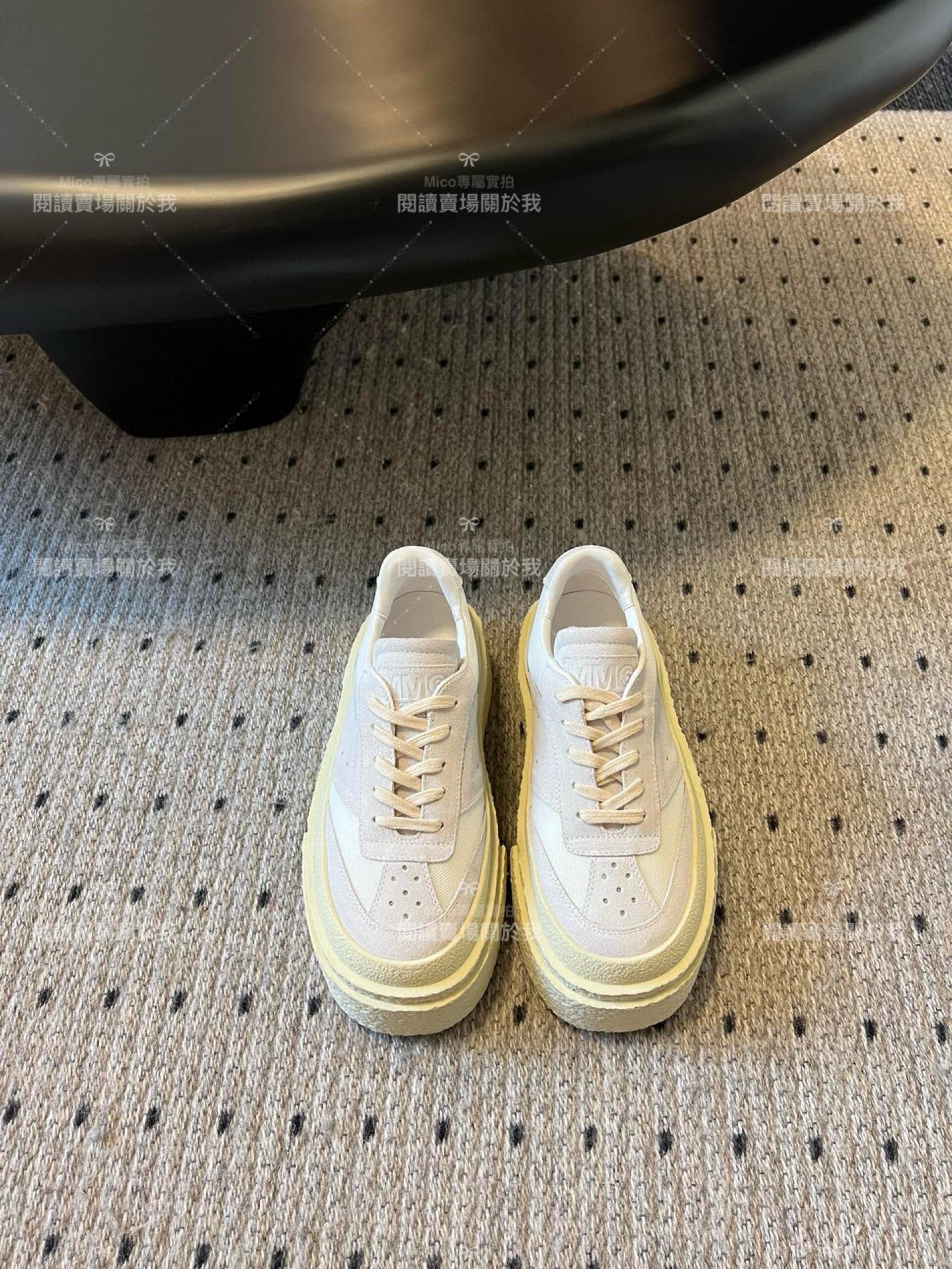 MM6 Maison Margiela 白色 厚底馬吉拉經典球鞋德訓鞋 餅乾鞋 小眾款 35-40