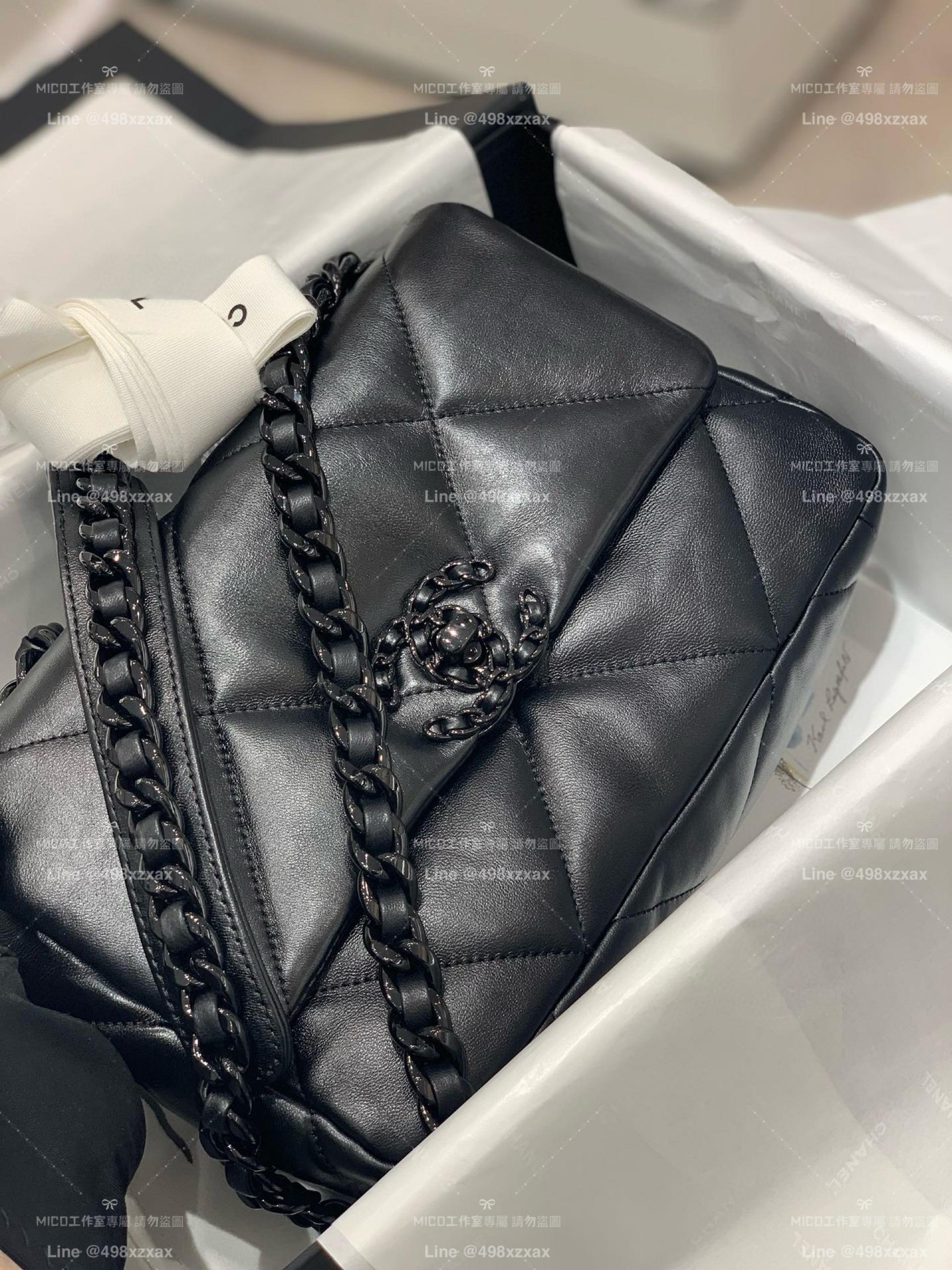 Chanel 22p 19bag so black全黑 小號/26cm 19包