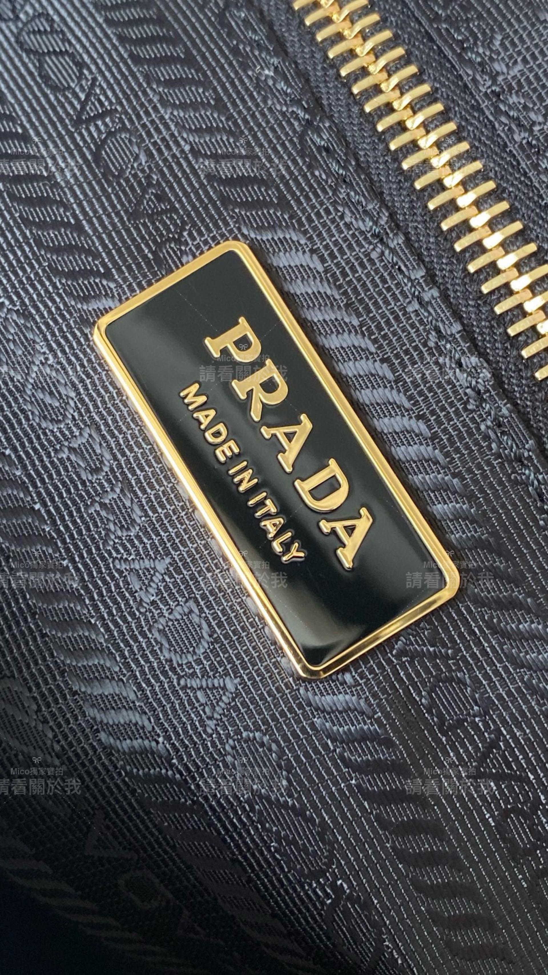 PRADA 普拉達 長柄款 Lux soft Bag 黑色油蠟皮革 中號尺寸：38*24*12 上班族推薦款