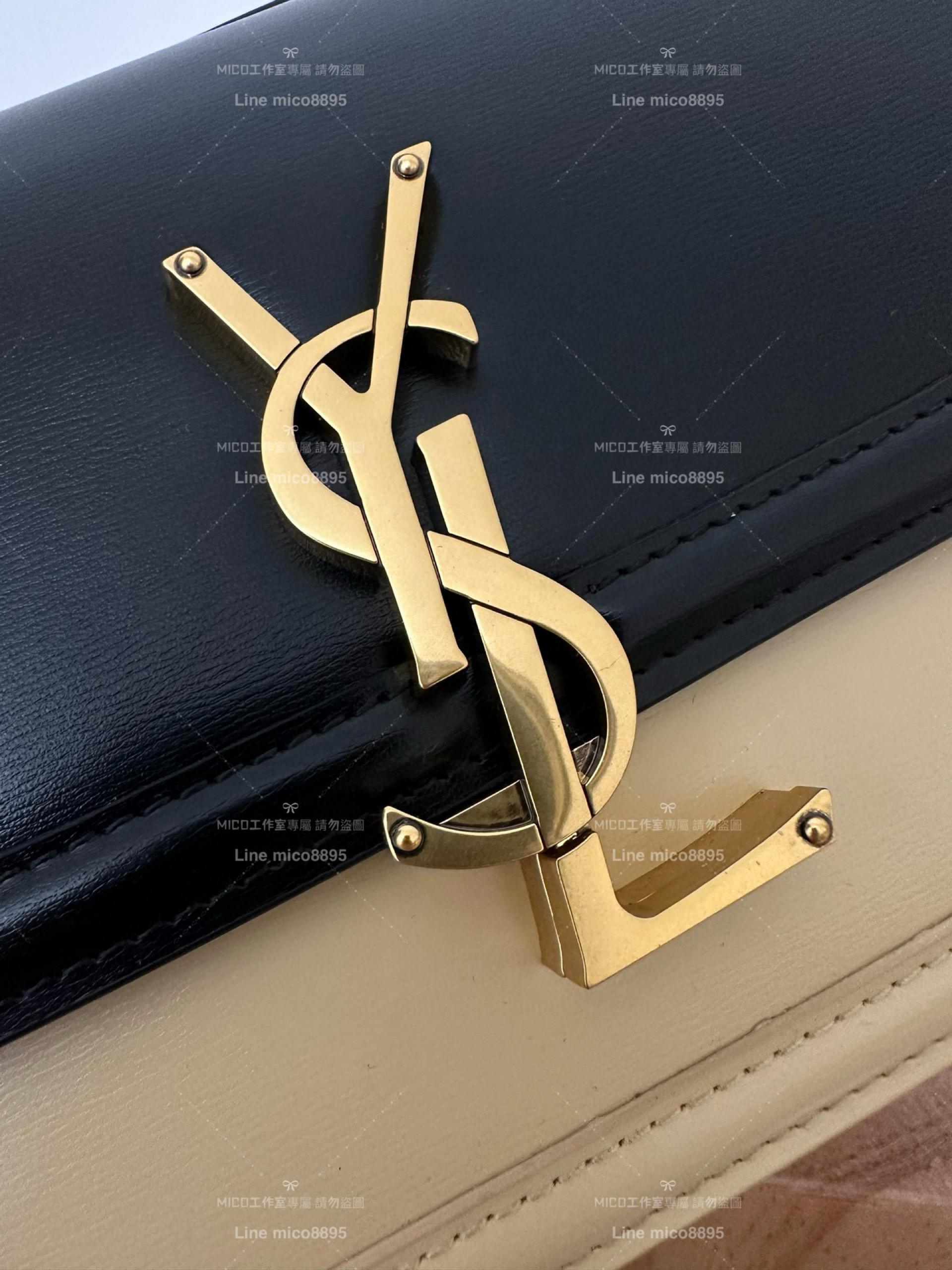 YSL Saint Laurent 拼色款小號 Solferino Box Small Satchel Bag 19cm 豆腐包 斜跨包