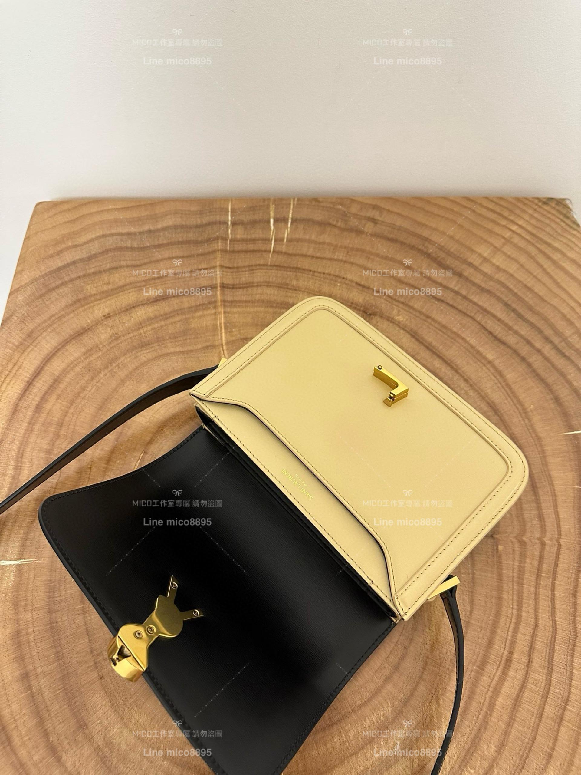 YSL Saint Laurent 拼色款小號 Solferino Box Small Satchel Bag 19cm 豆腐包 斜跨包